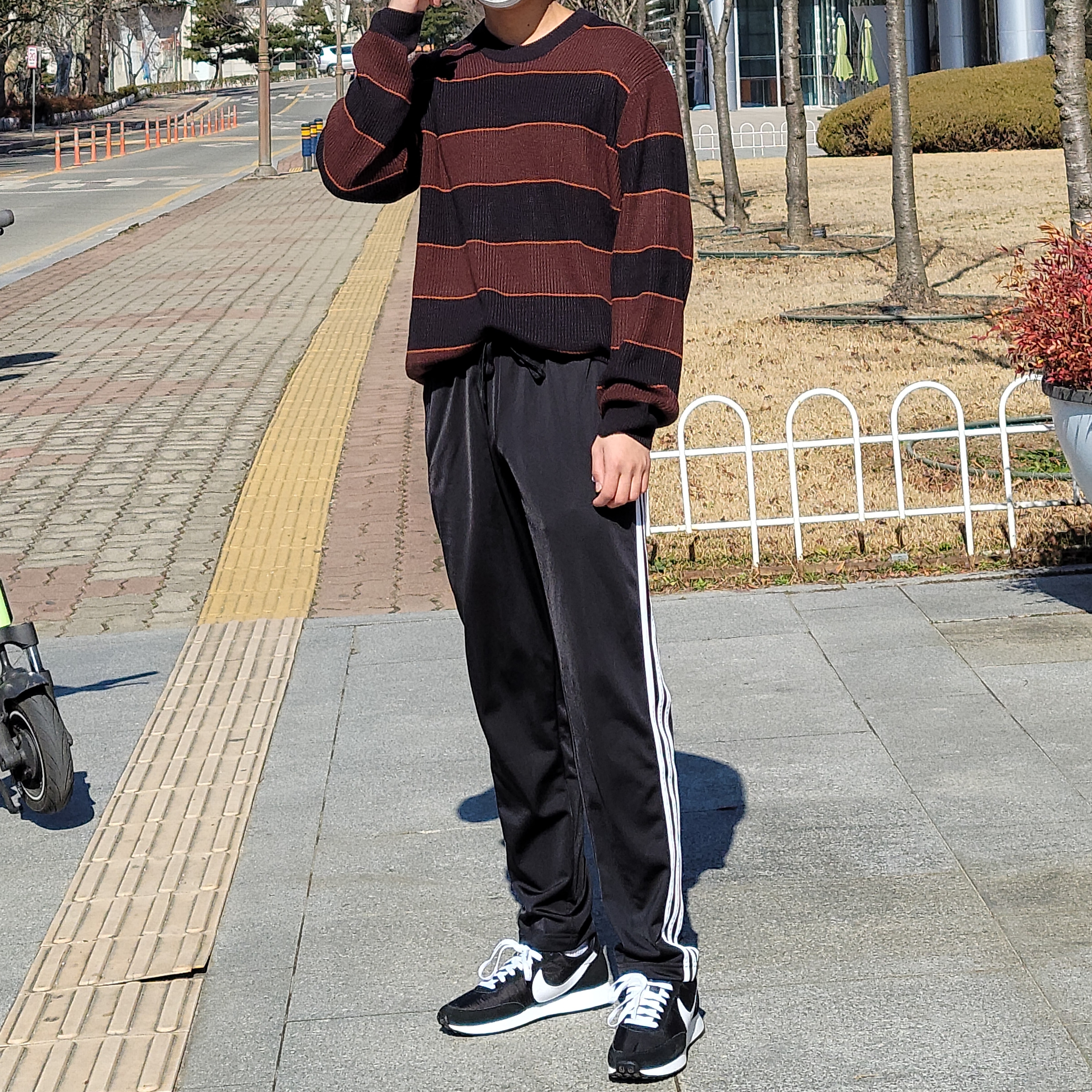 Nike Air Tailwind 79 Black White 착용 스타일