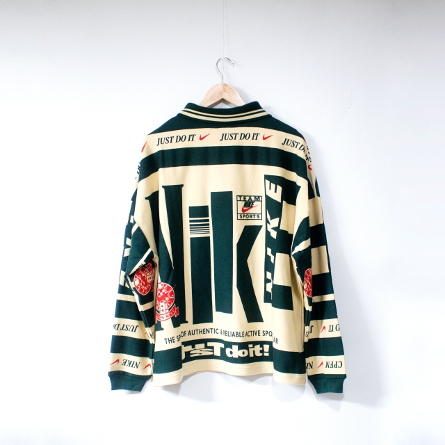 Nike x Cactus Plant Flea Market Long Sleeve Polo Natural - Asia 착용 스타일 - 2