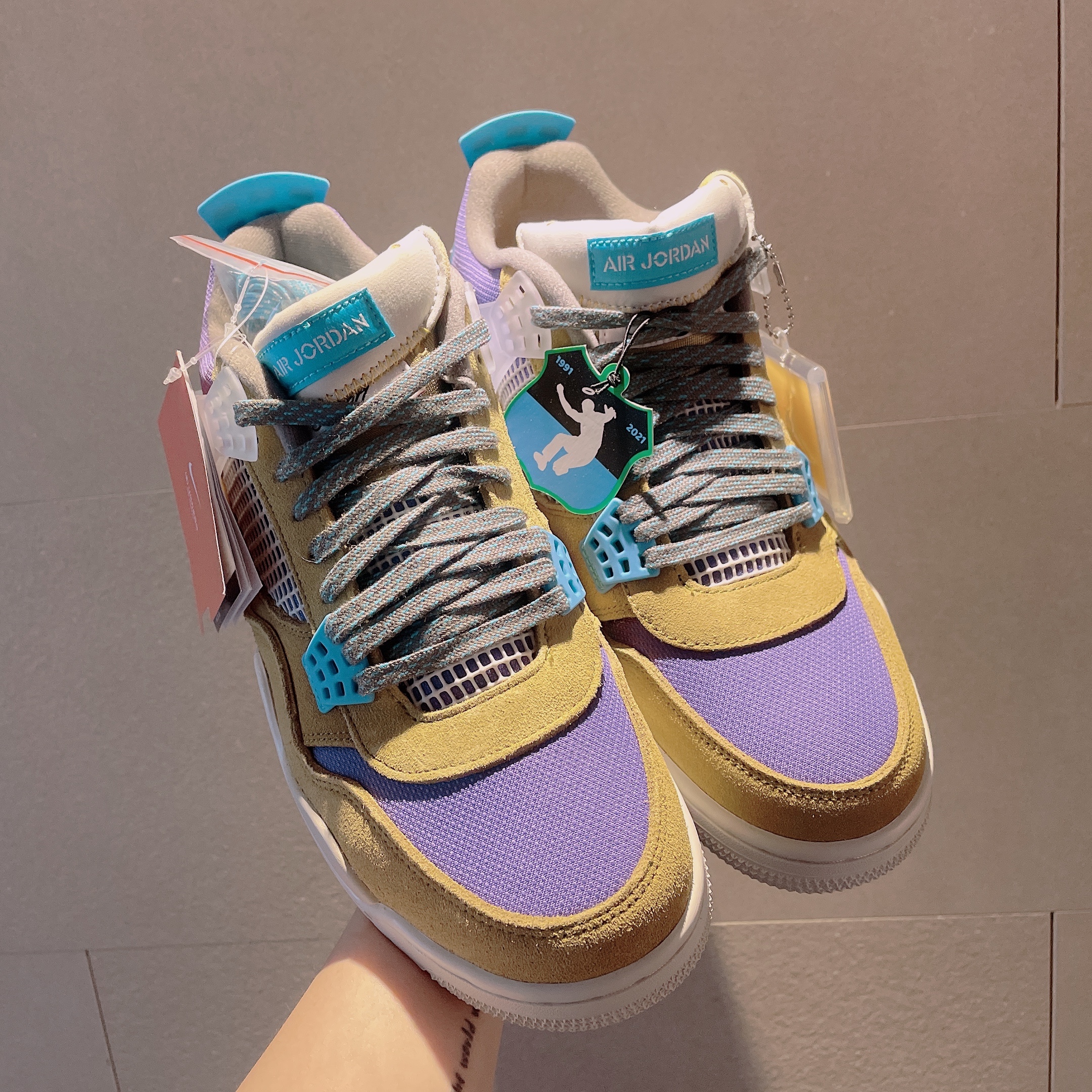 Jordan 4 x Union Retro SP Desert Moss 착용 스타일