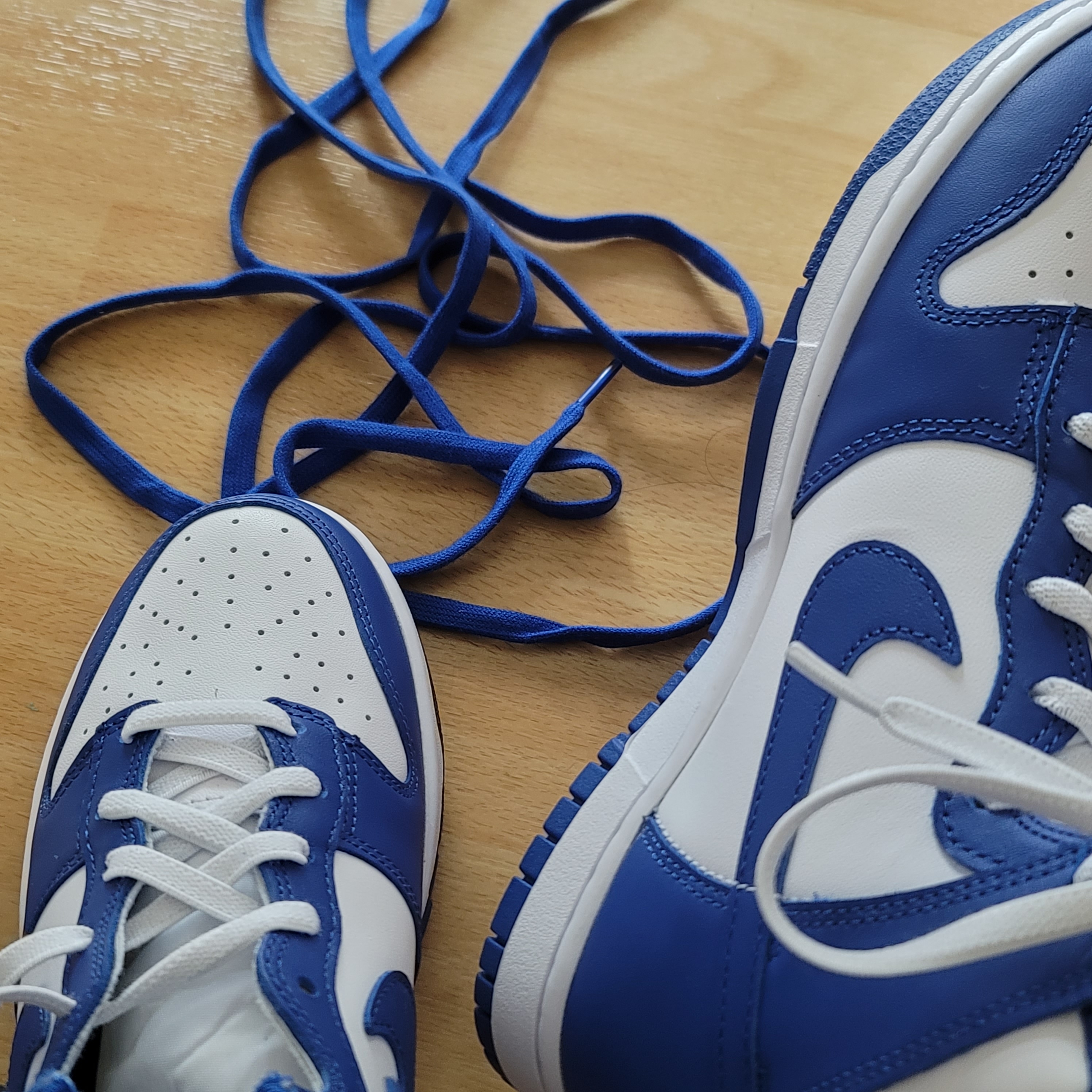 Nike Dunk High Retro Game Royal 착용 스타일 - 2