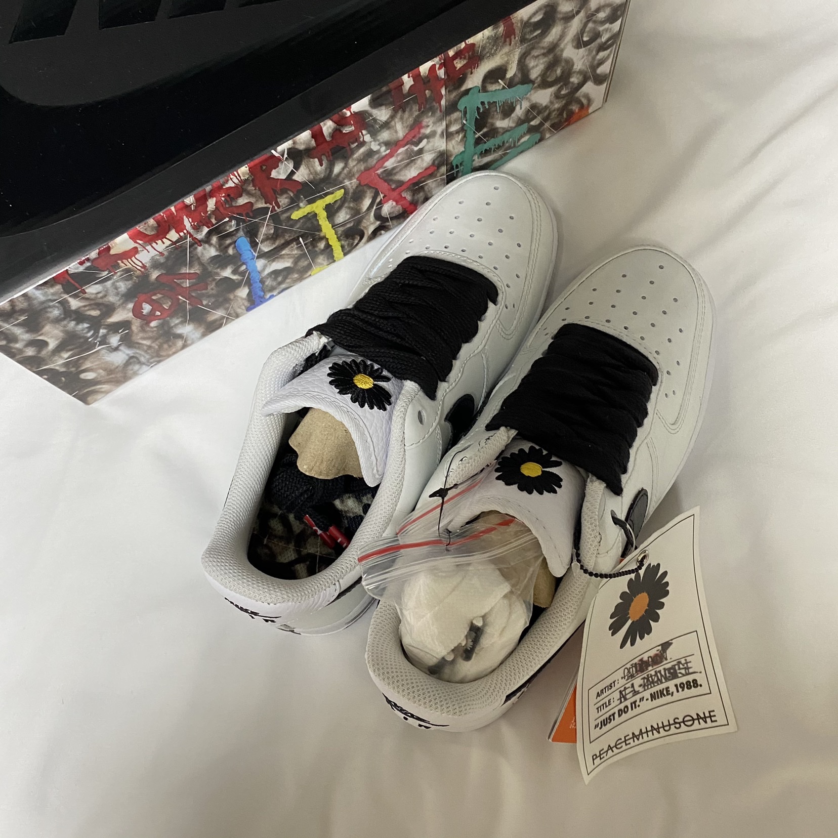 Nike x Peaceminusone Air Force 1 Low Para-Noise 2.0 착용 스타일 - 1
