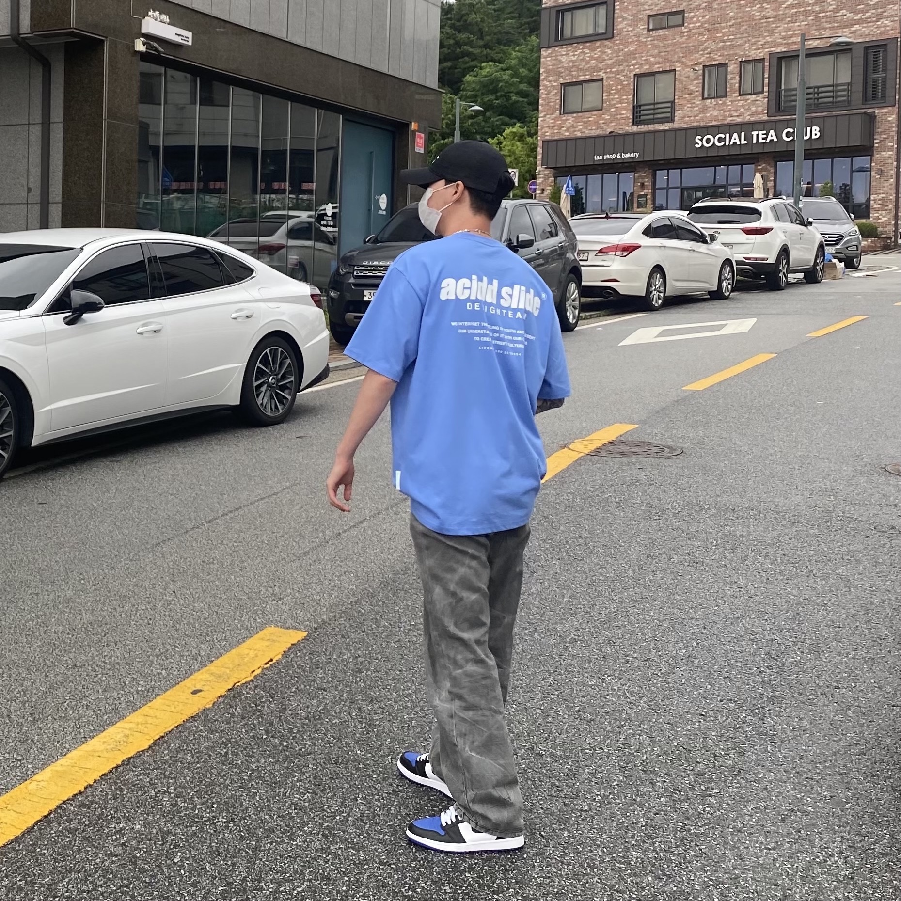 Jordan 1 Retro High OG Royal Toe 착용 스타일