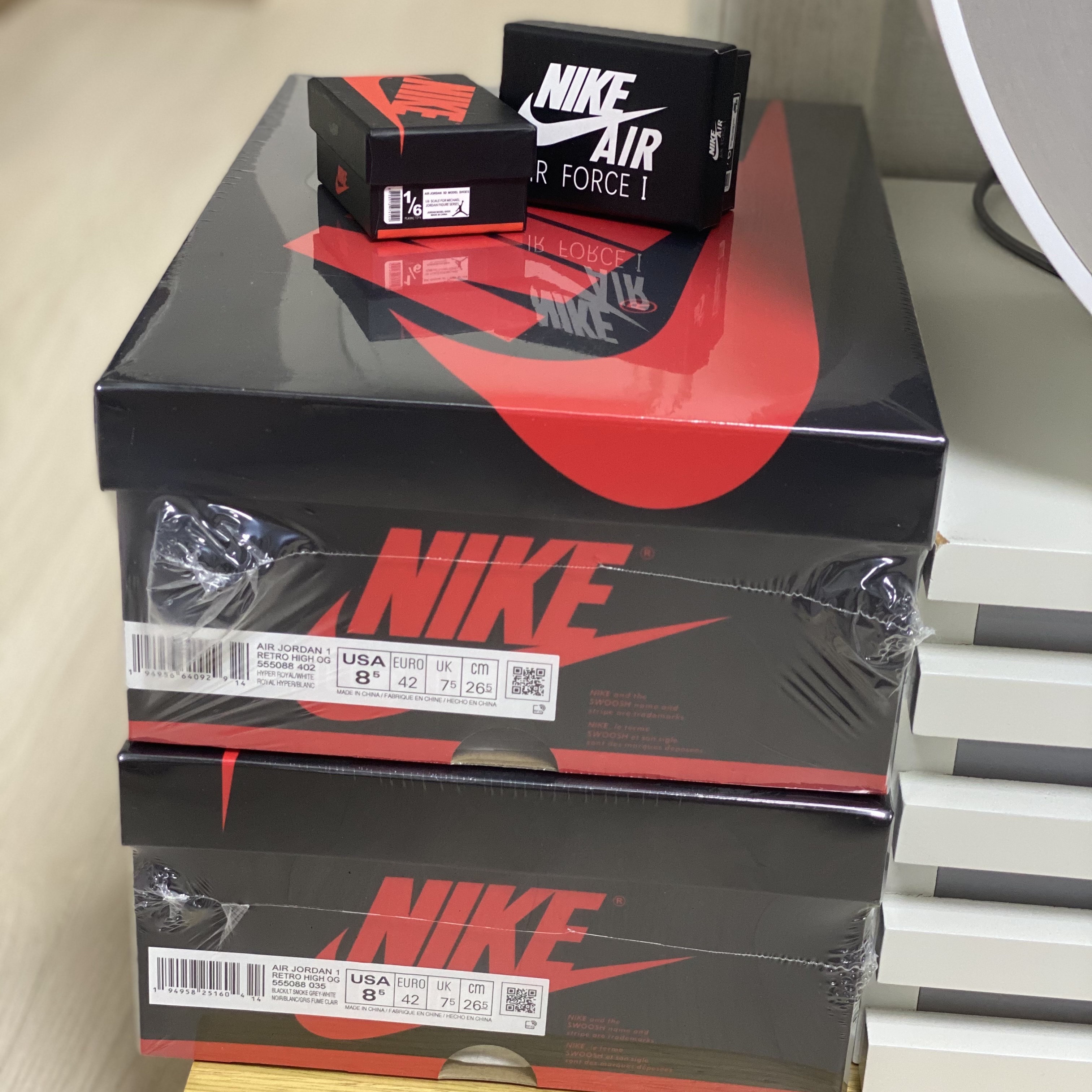 Jordan 1 Retro High OG Hyper Royal, Jordan 1 Retro High OG Shadow 2.0 착용 스타일