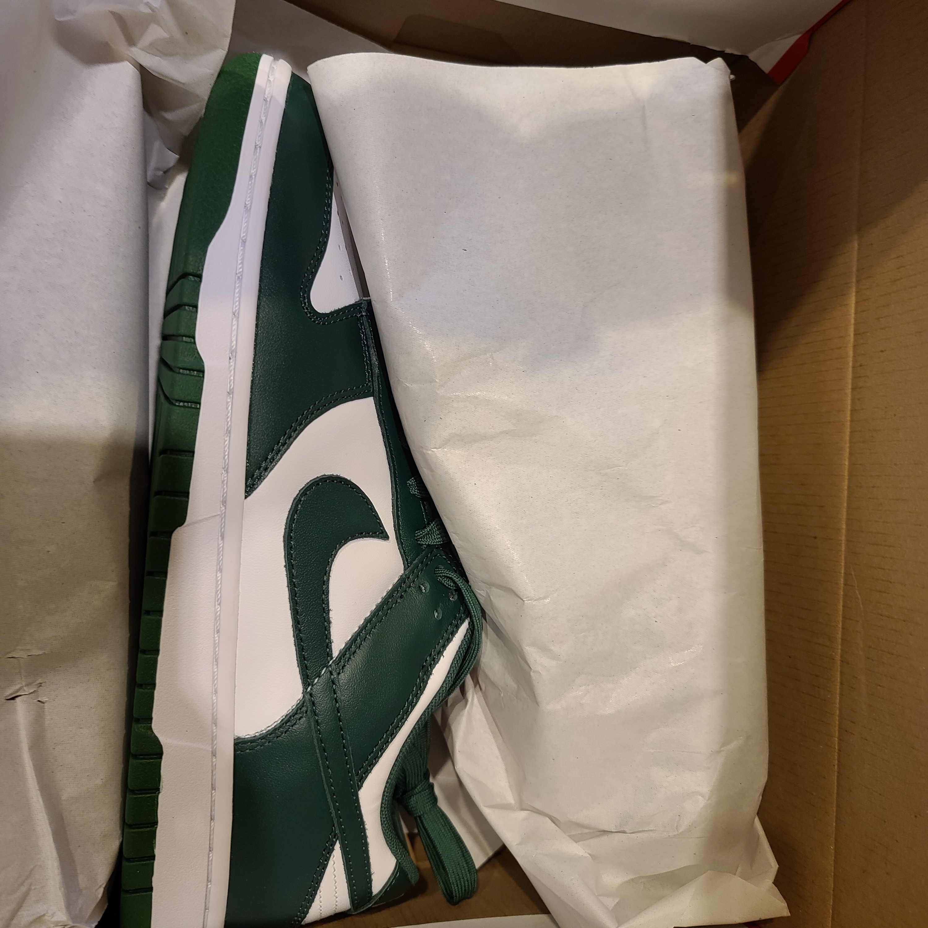 Nike Dunk Low Retro Varsity Green 착용 스타일