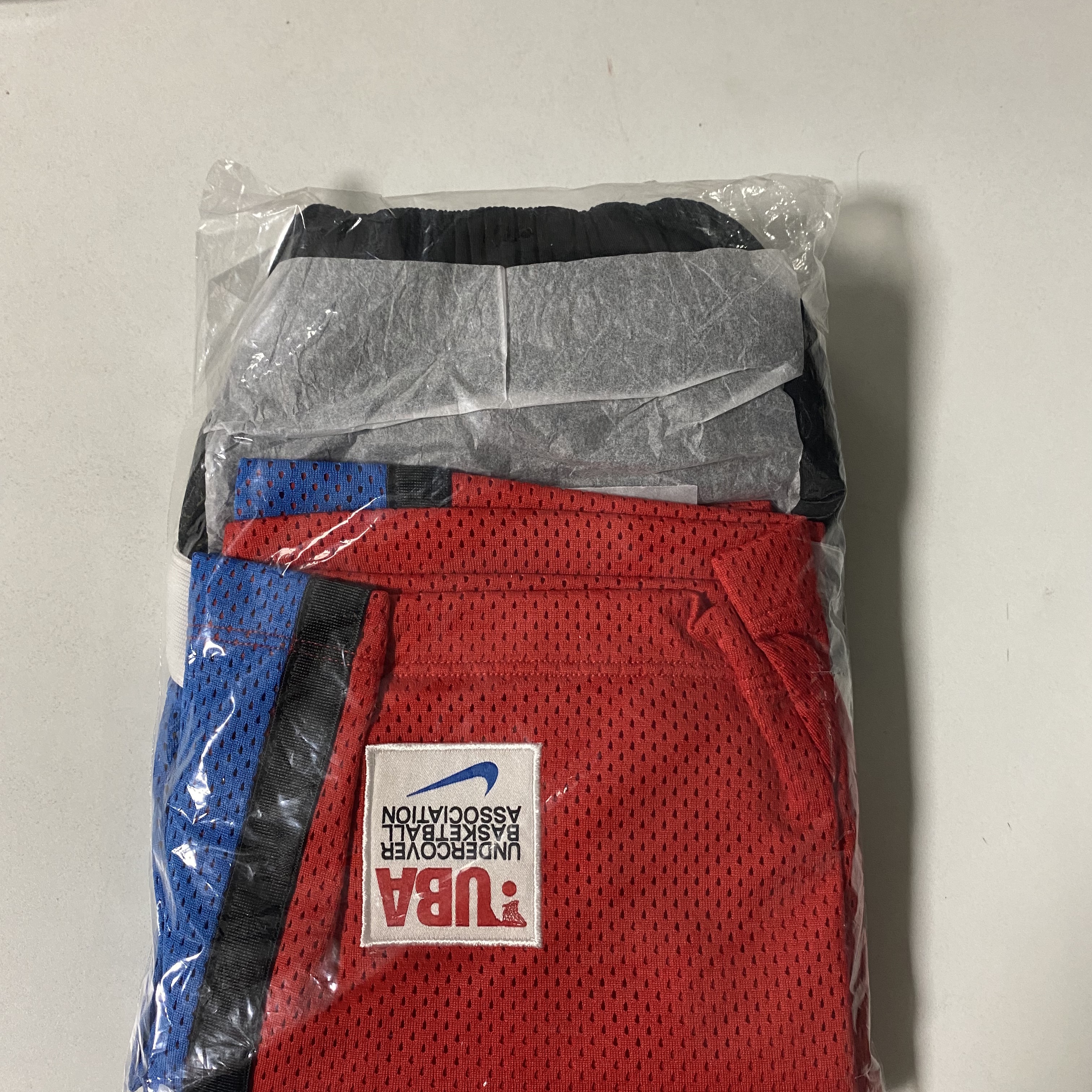 Nike x Undercover NRG Mesh Shorts Red Black - Asia 착용 스타일 - 2
