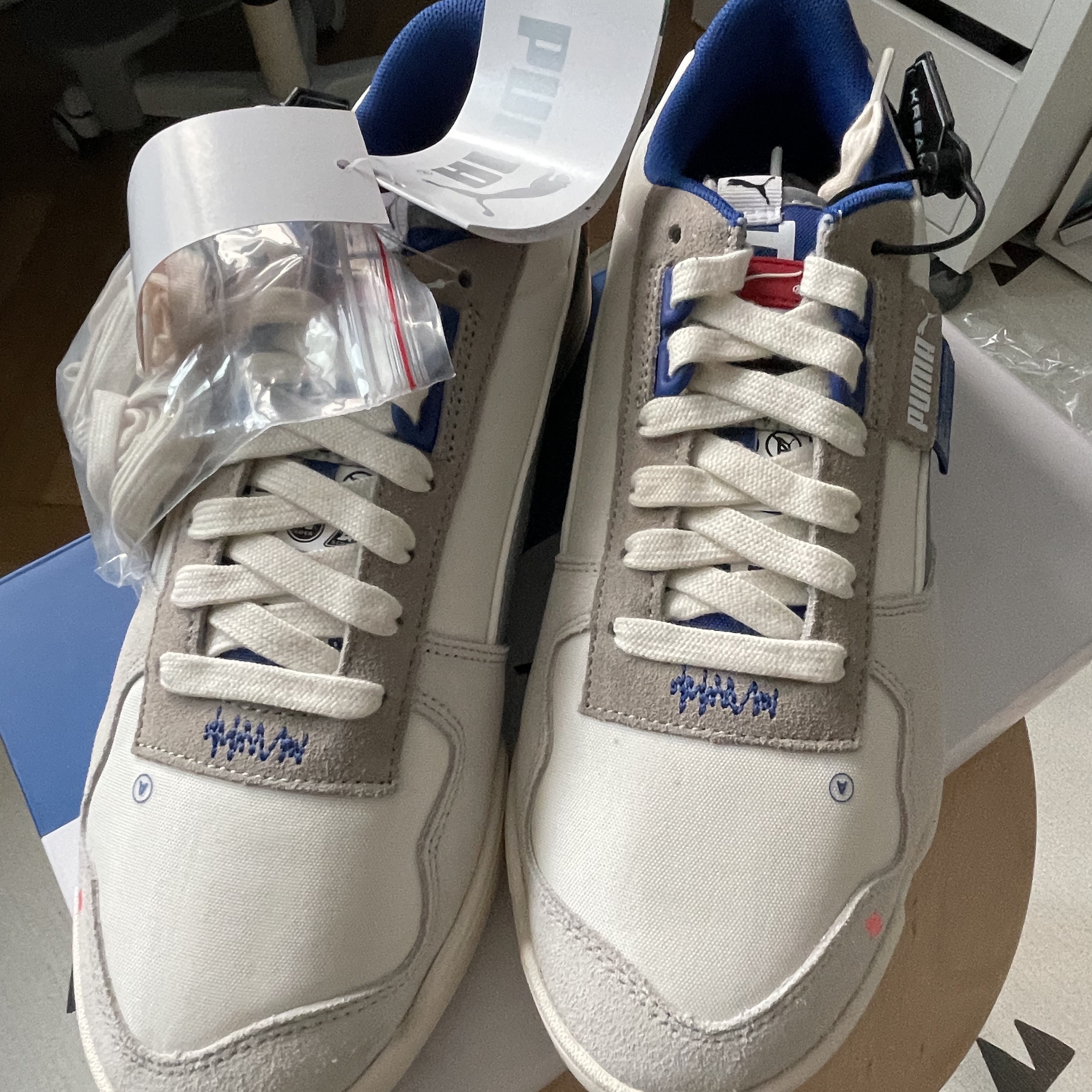 Puma x Ader Error CGR Whisper White 착용 스타일 - 2