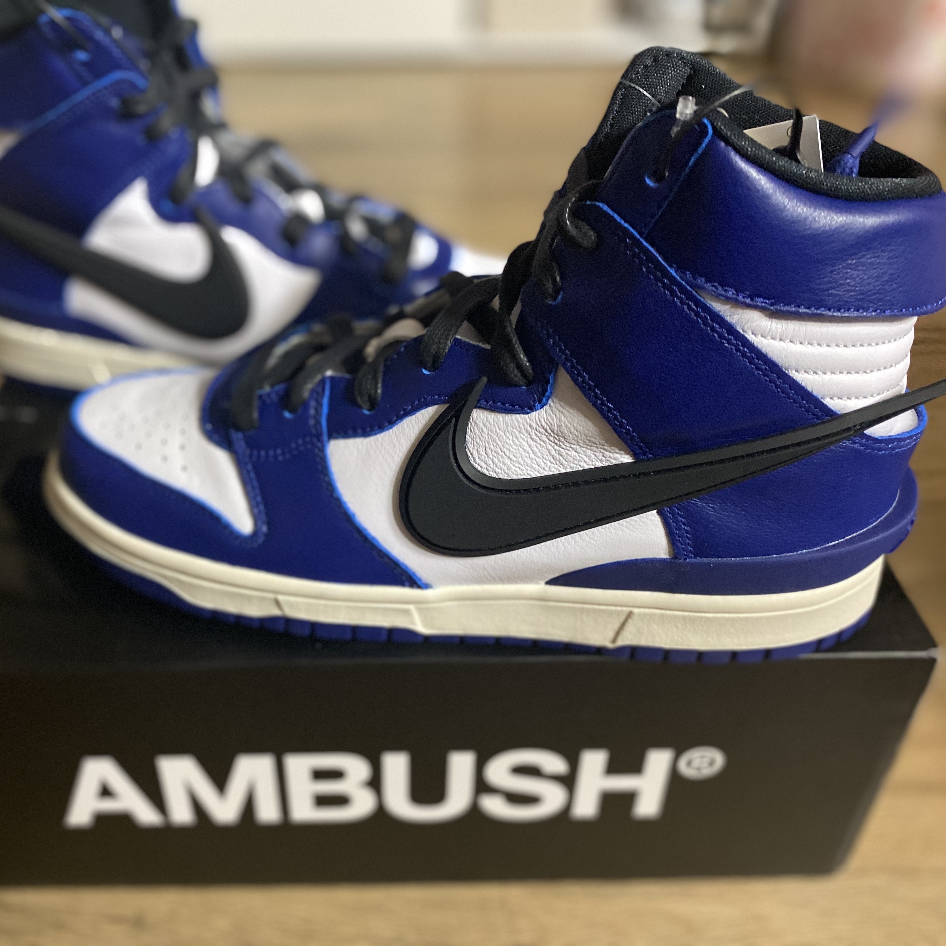 Nike x Ambush Dunk High Deep Royal Blue 착용 스타일 - 1