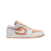 Jordan 1 Low White Hemp Gum Yellow