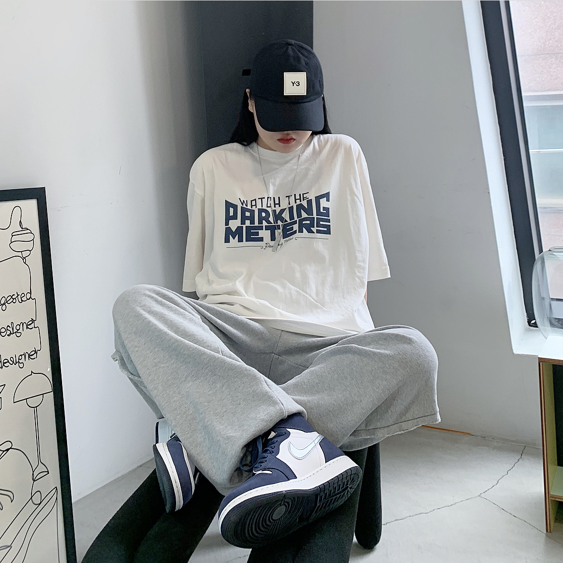 (GS) Jordan 1 Retro High OG CO.JP Midnight Navy 착용 스타일 - 2
