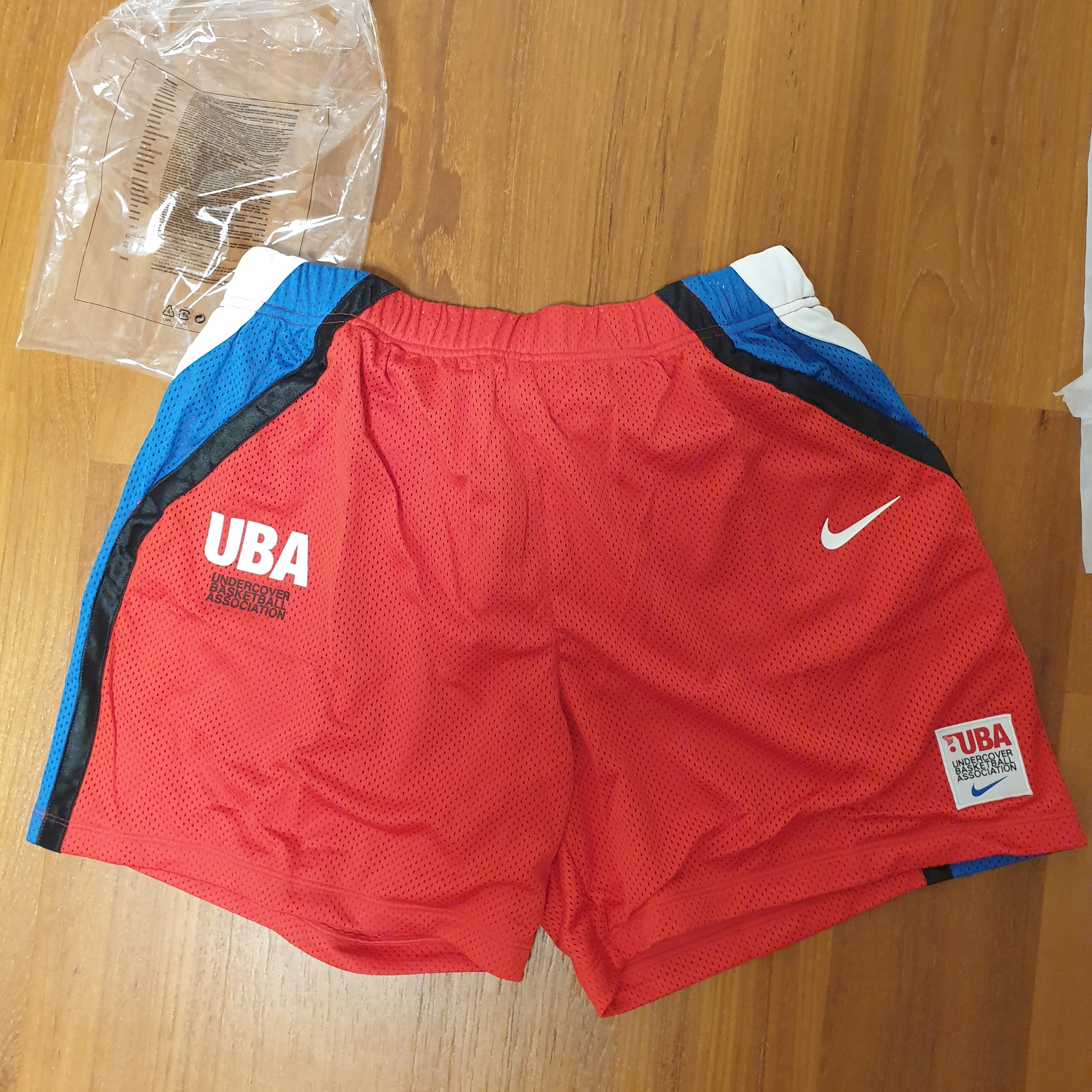 Nike x Undercover NRG Mesh Shorts Red Black - Asia 착용 스타일 - 1