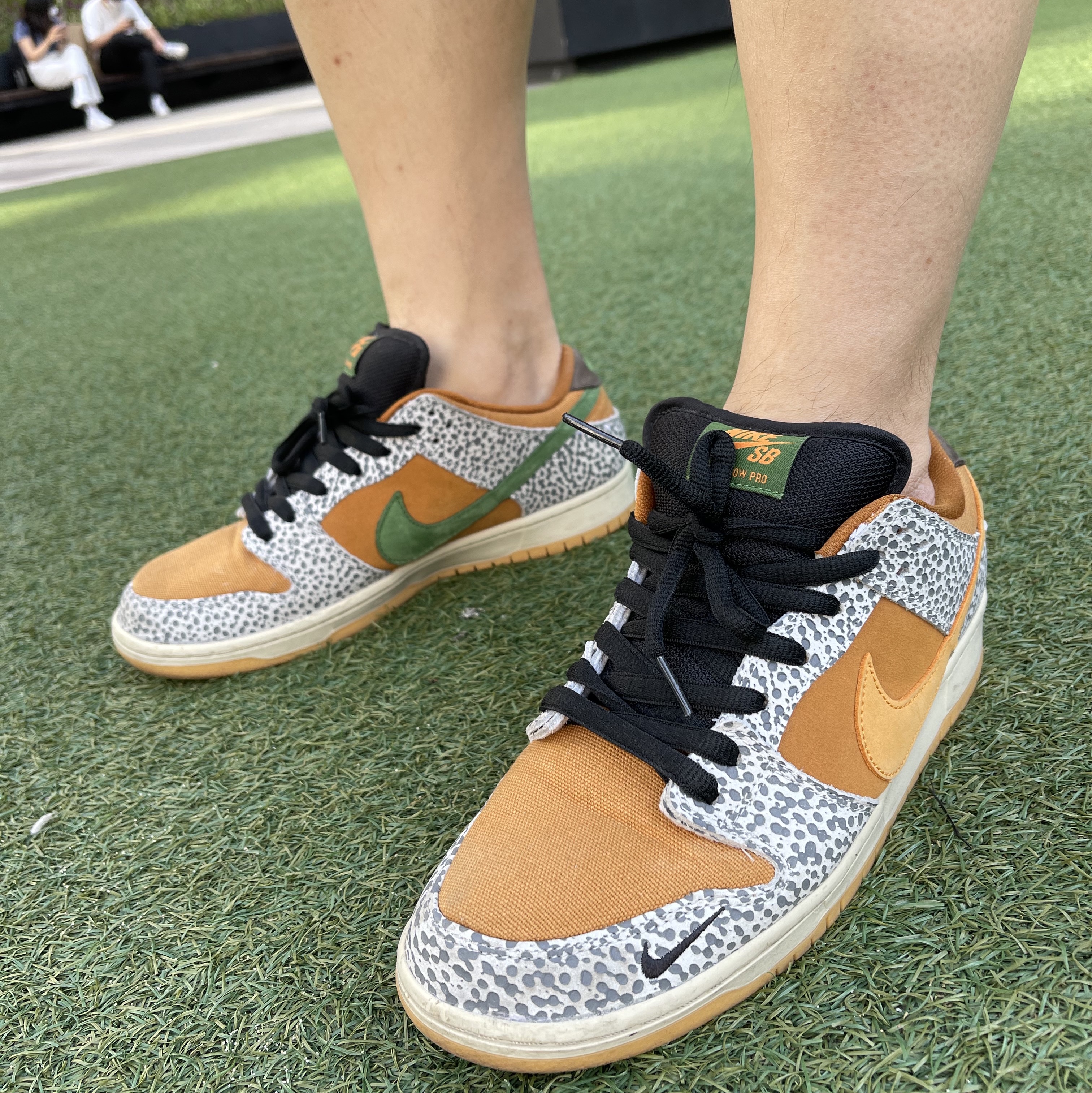 Nike SB Dunk Low Pro Safari 착용 스타일 - 2