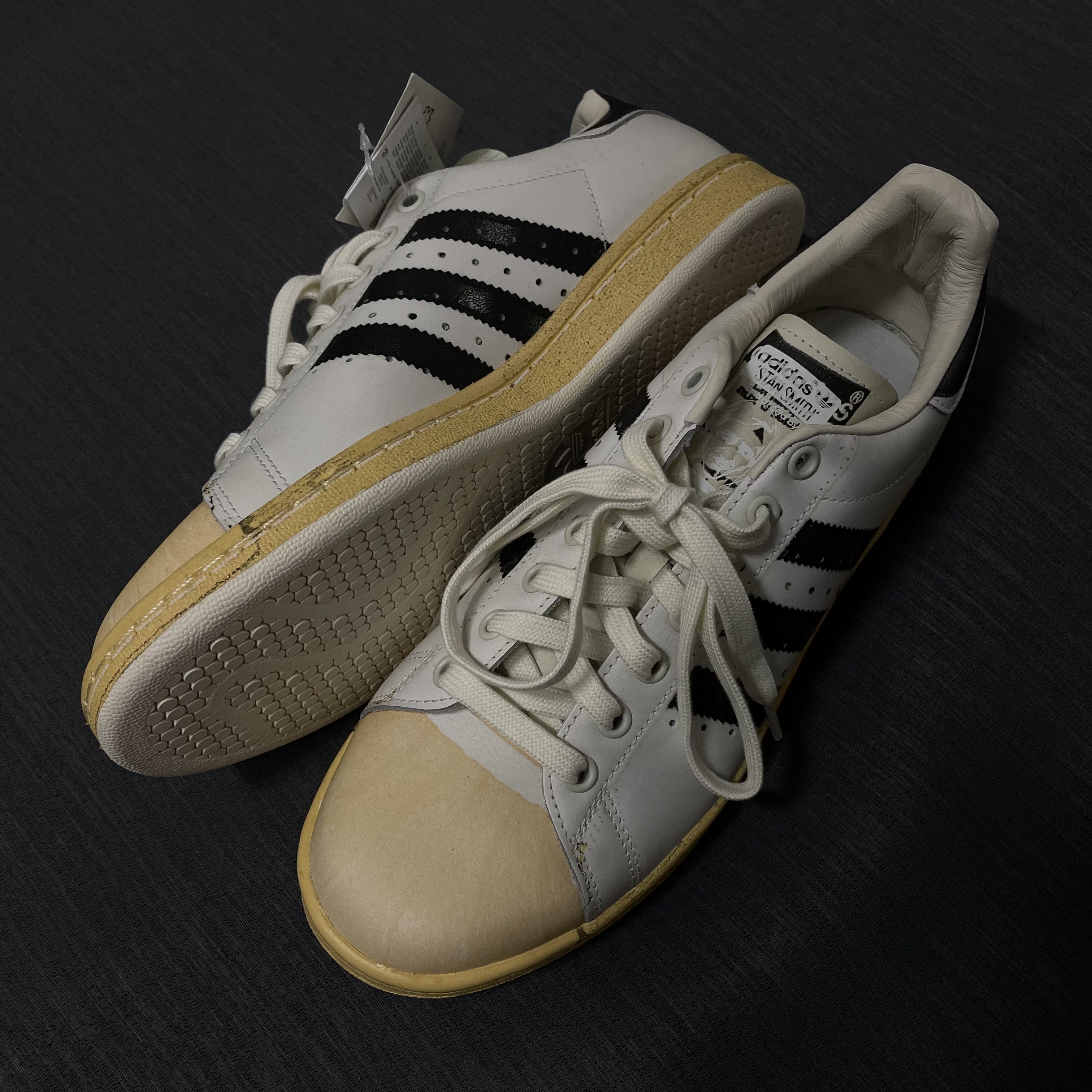 Adidas Stan Smith Superstan White Black 착용 스타일