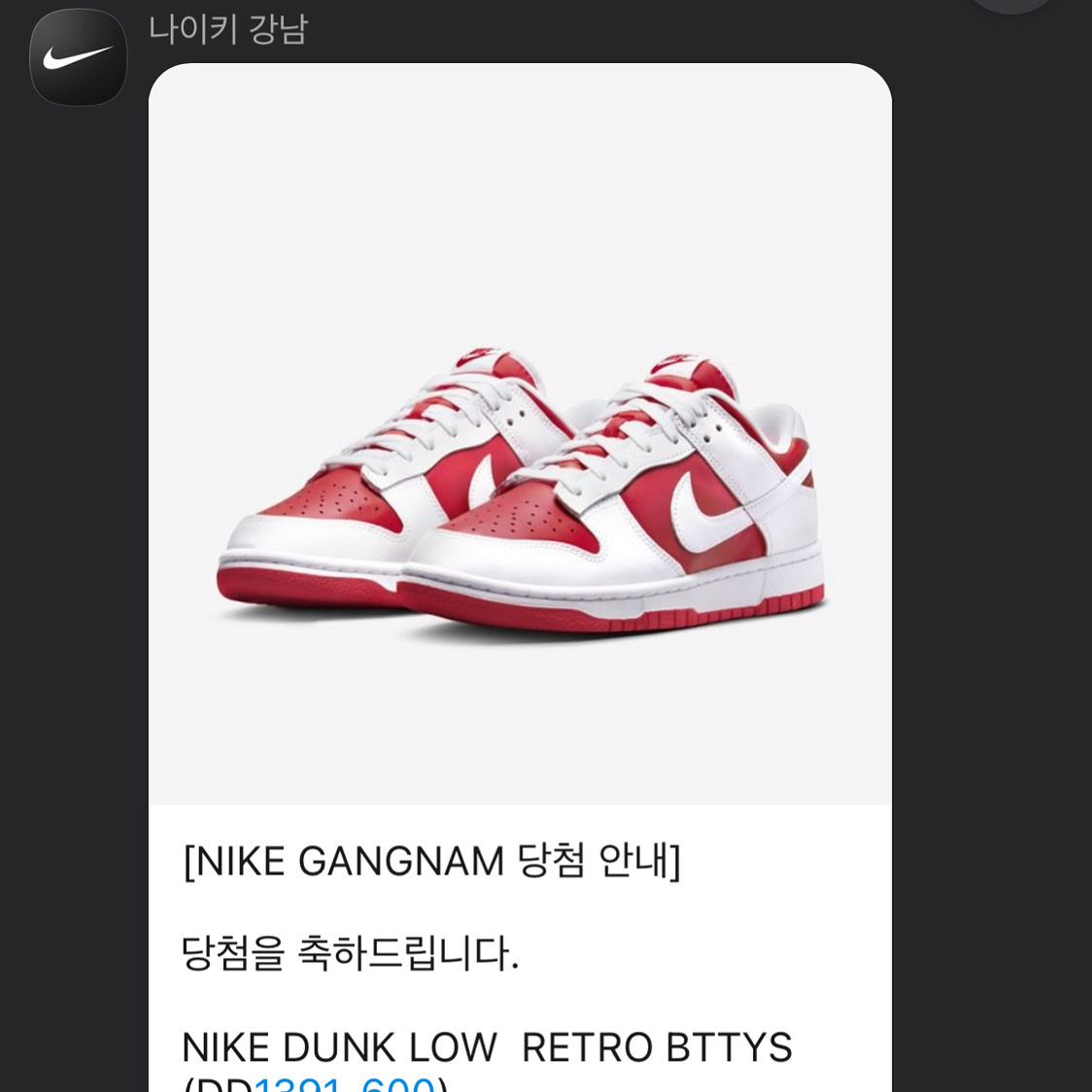 Nike Dunk Low Retro Championship Red 착용 스타일