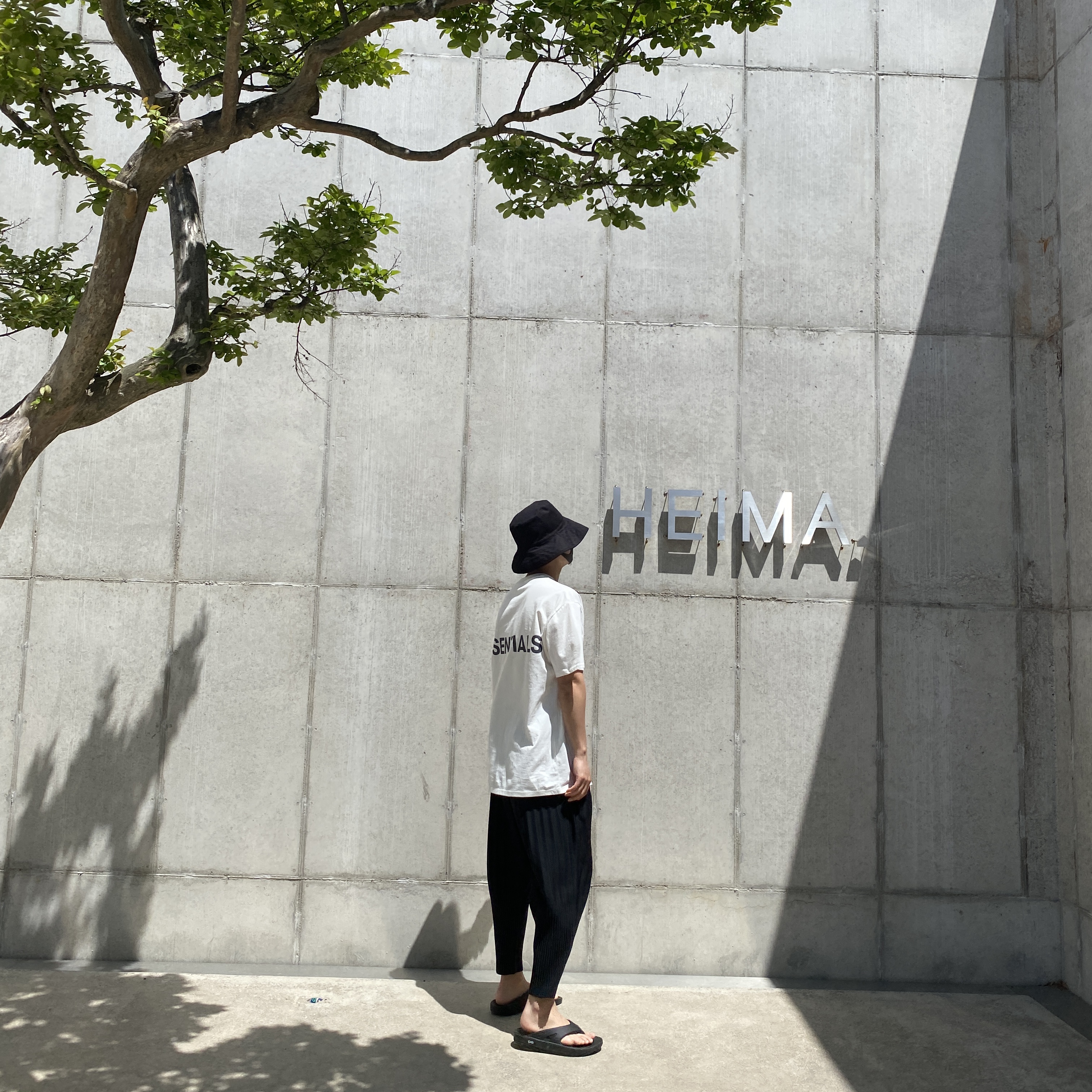 Oofos OOriginal Black, Essentials T-Shirt Oatmeal - 21SS 착용 스타일