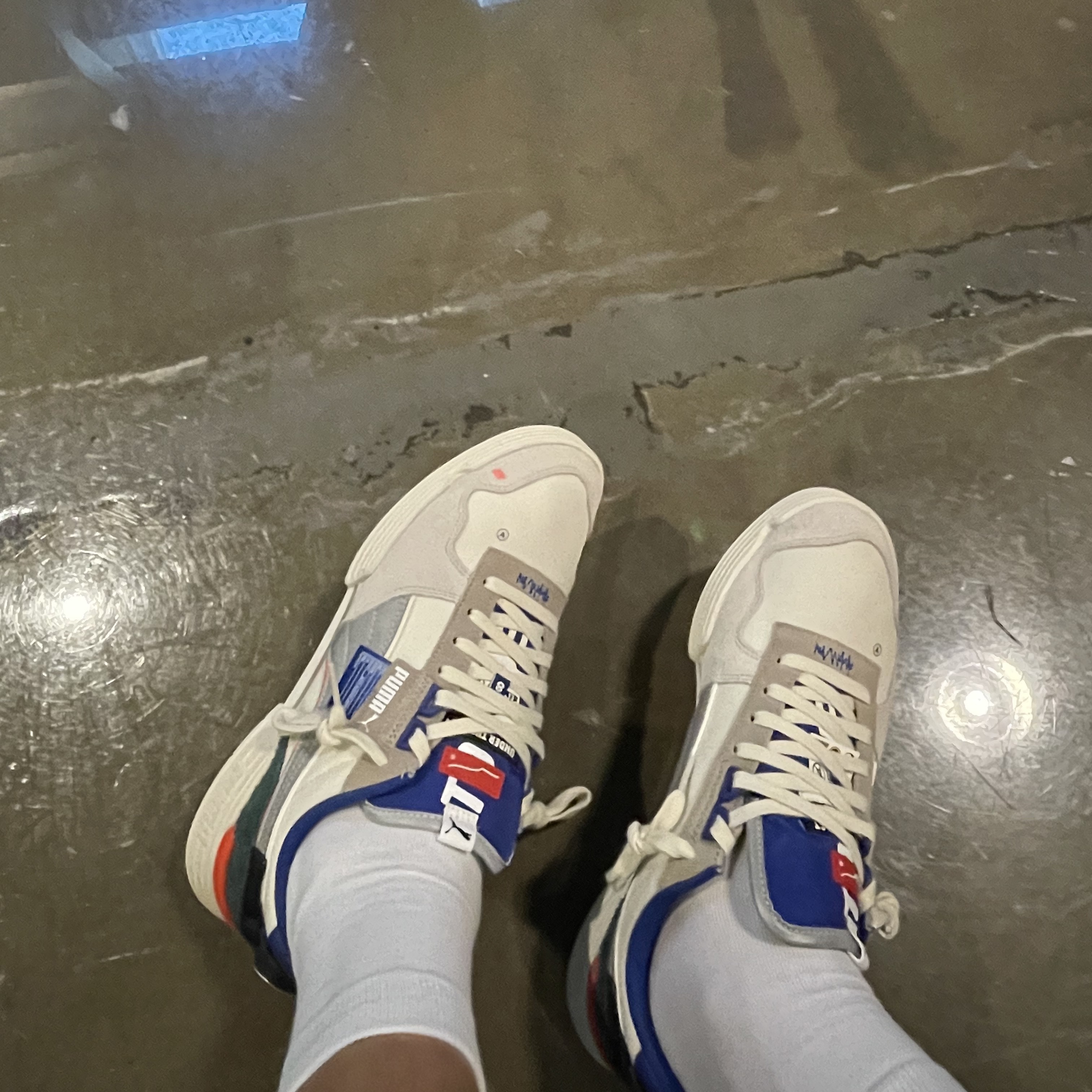 Puma x Ader Error CGR Whisper White 착용 스타일 - 3
