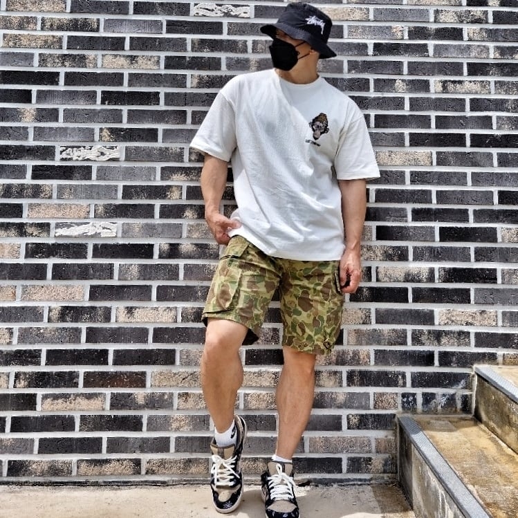Nike x Stussy Bucket Hat Black, Nike x Travis Scott SB Dunk Low 착용 스타일 - 1