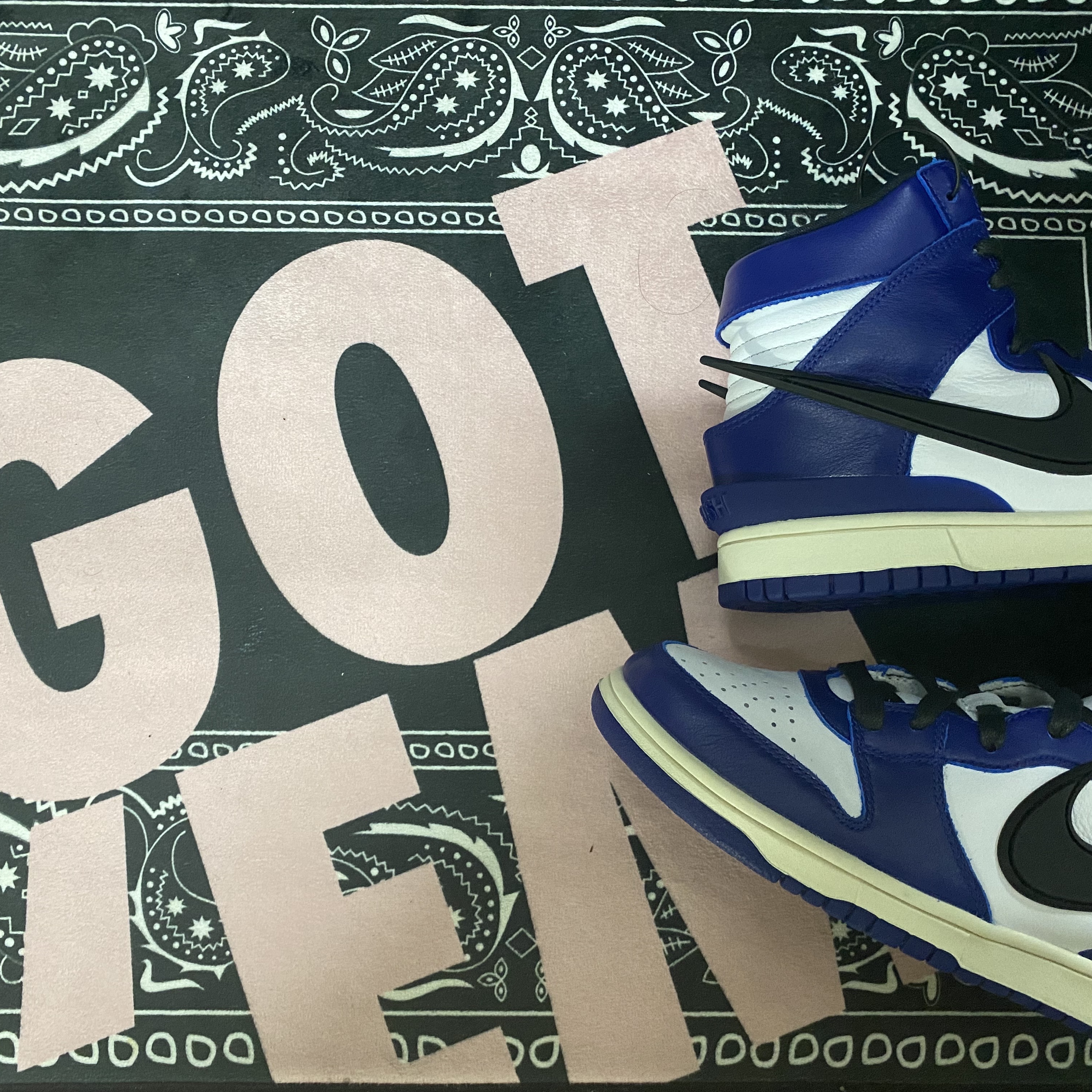 Nike x Ambush Dunk High Deep Royal Blue 착용 스타일 - 2