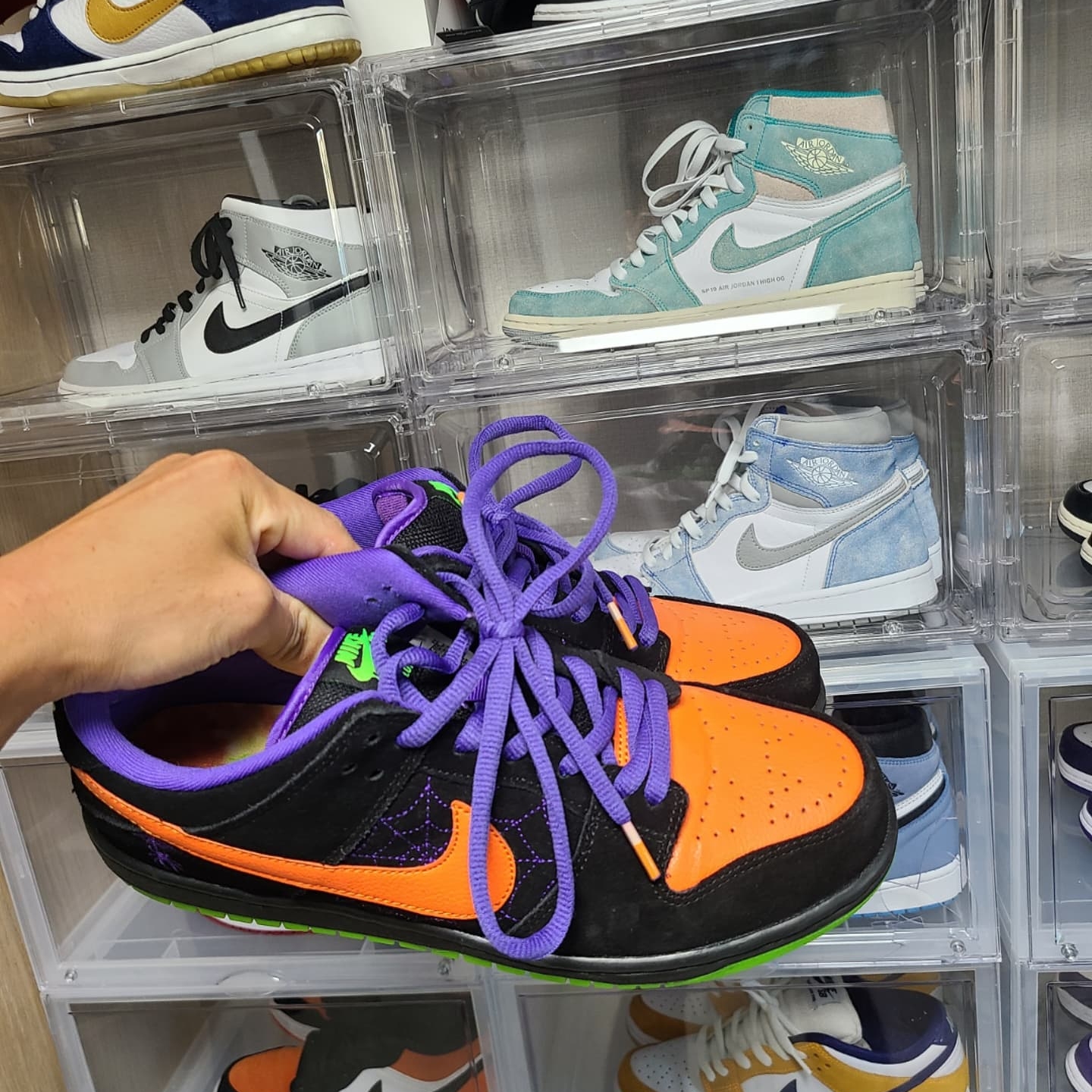 Nike SB Dunk Low Pro Night of Mischief Halloween 착용 스타일 - 2