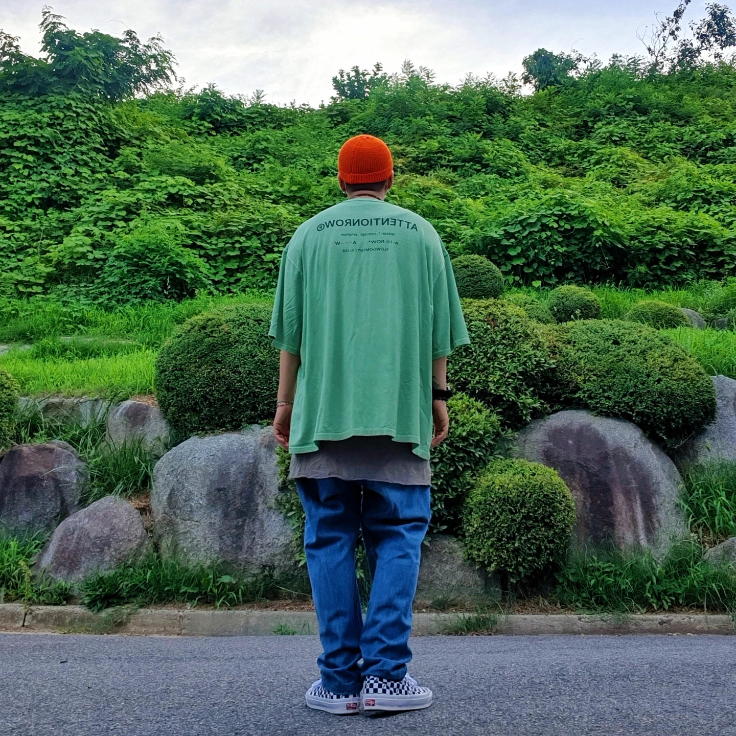 Vans Vault OG Era LX Checkerboard 착용 스타일 - 2