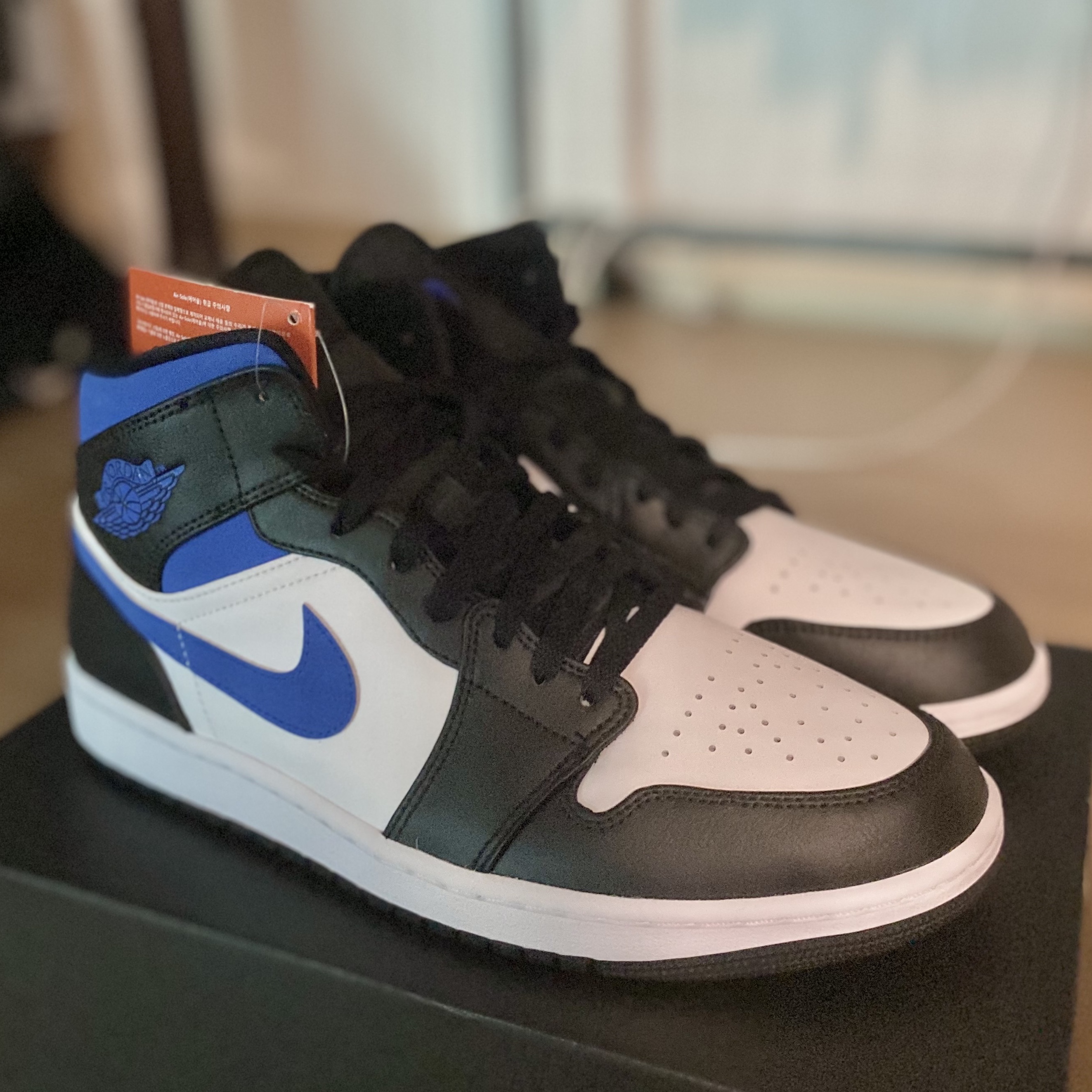 Jordan 1 Mid Racer Blue 착용 스타일 - 2