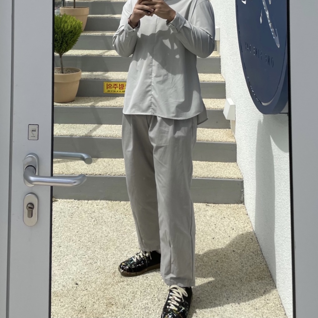 Maison Margiela Replica Paint Drop Sneakers Black 착용 스타일