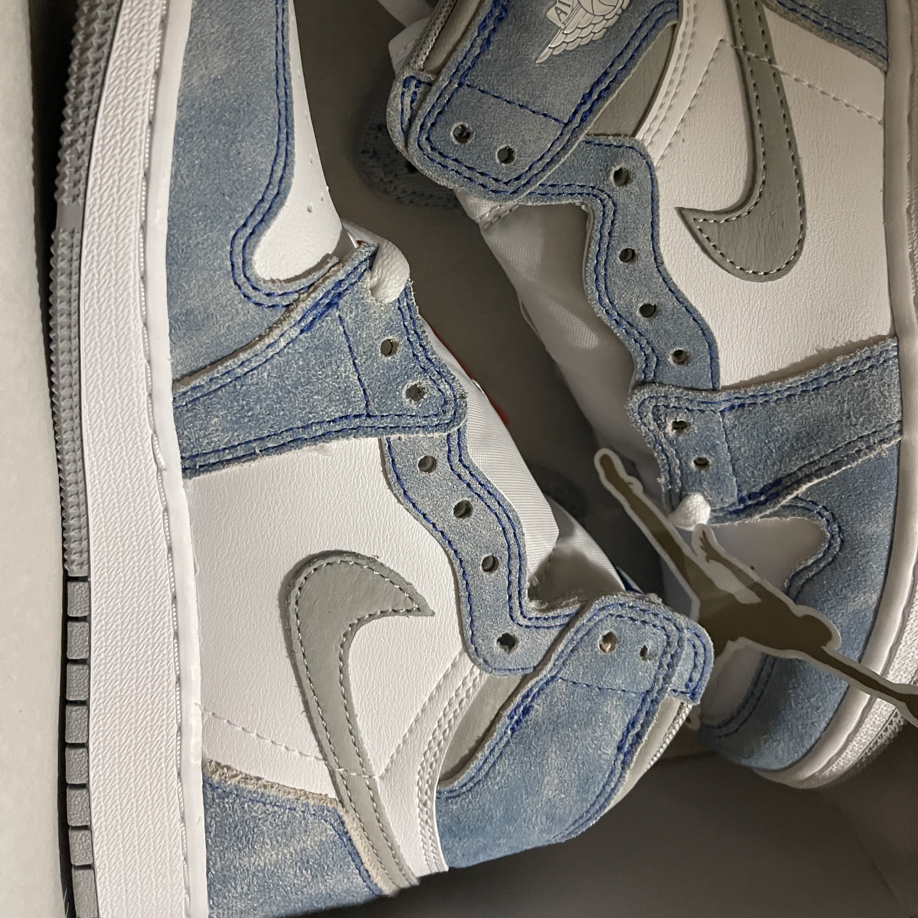 (GS) Jordan 1 Retro High OG Hyper Royal 착용 스타일