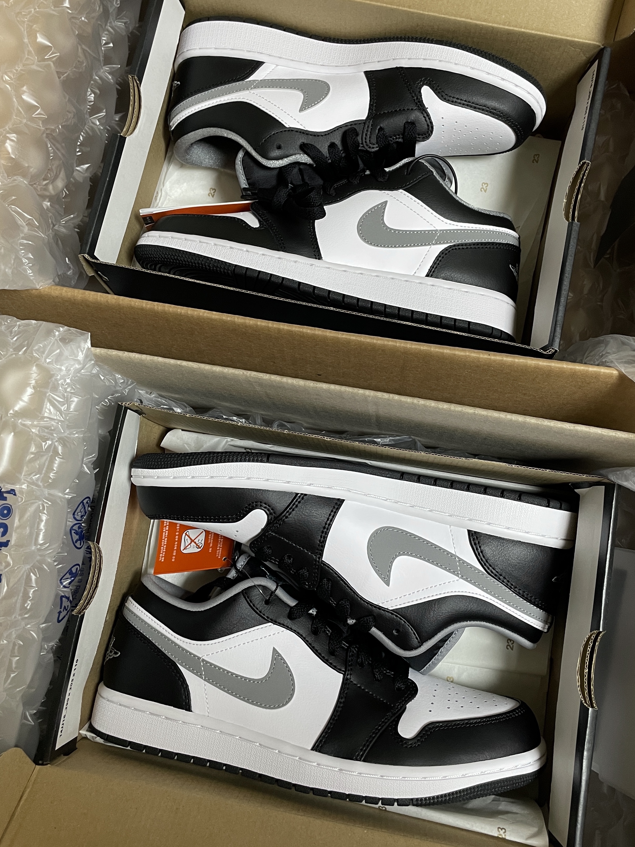 Jordan 1 Low Black Particle Grey, (GS) Jordan 1 Low Black Particle Grey 착용 스타일