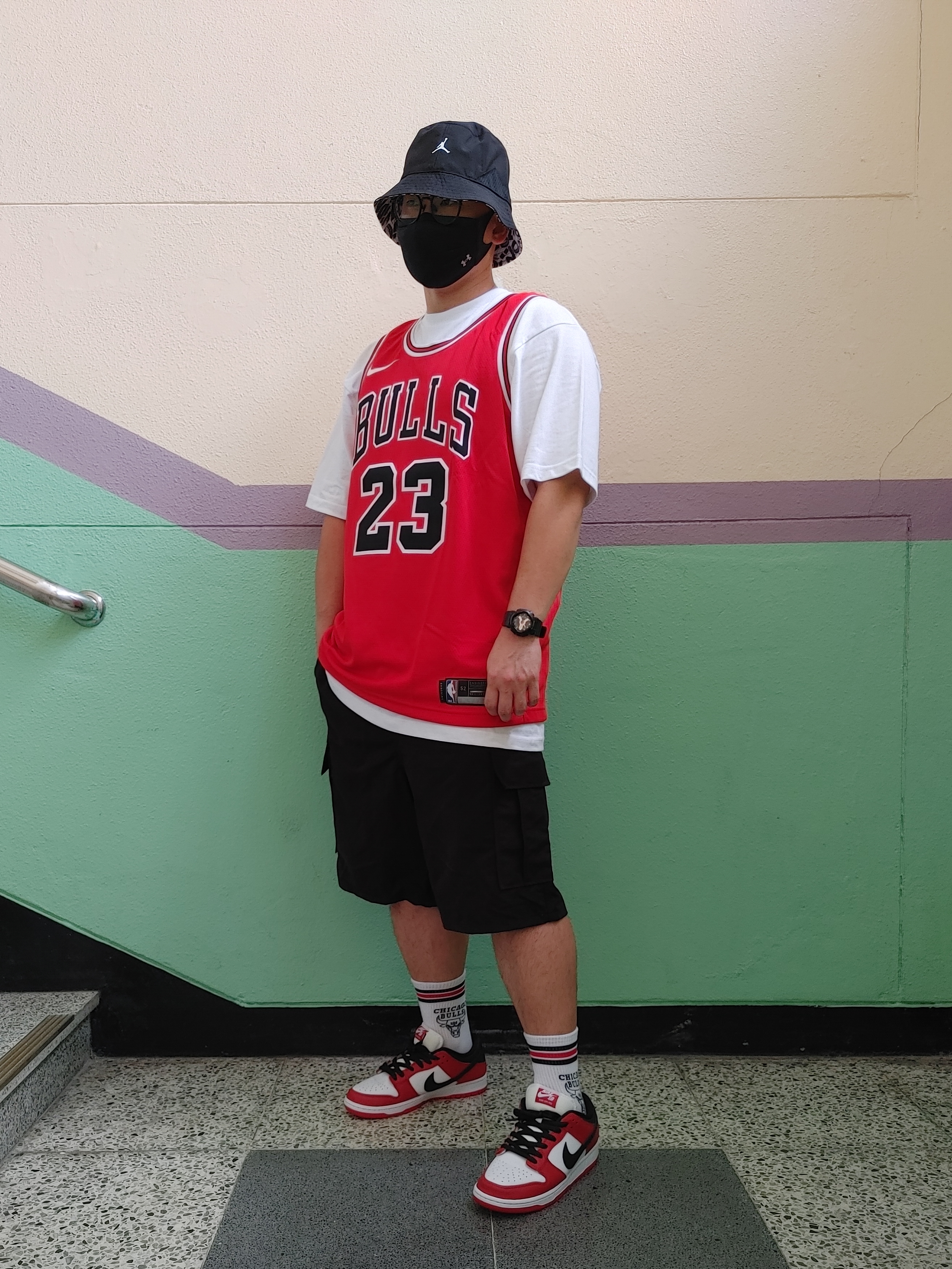Nike SB Dunk Low Pro Chicago 착용 스타일