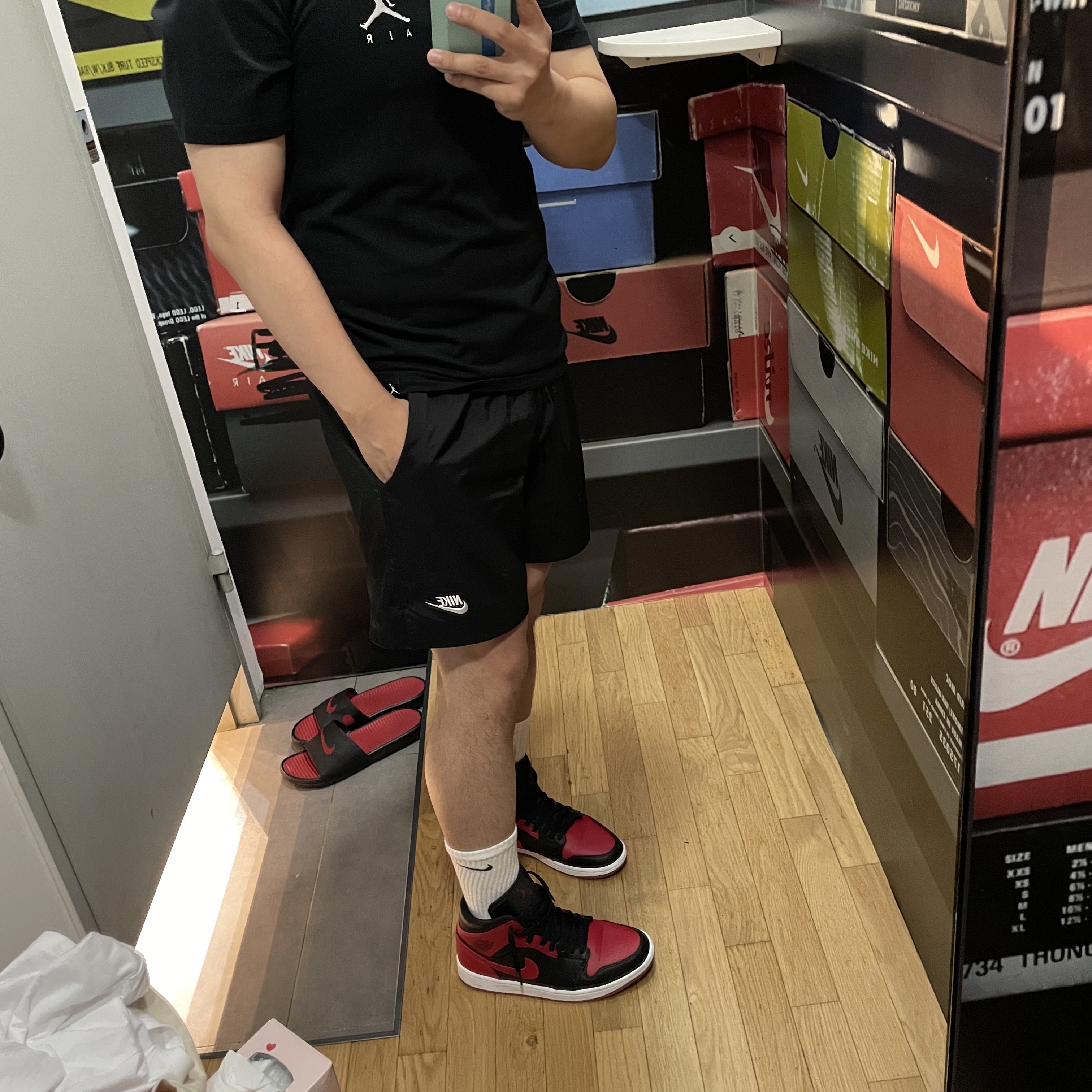 Jordan 1 Mid Bred Banned 2020 착용 스타일