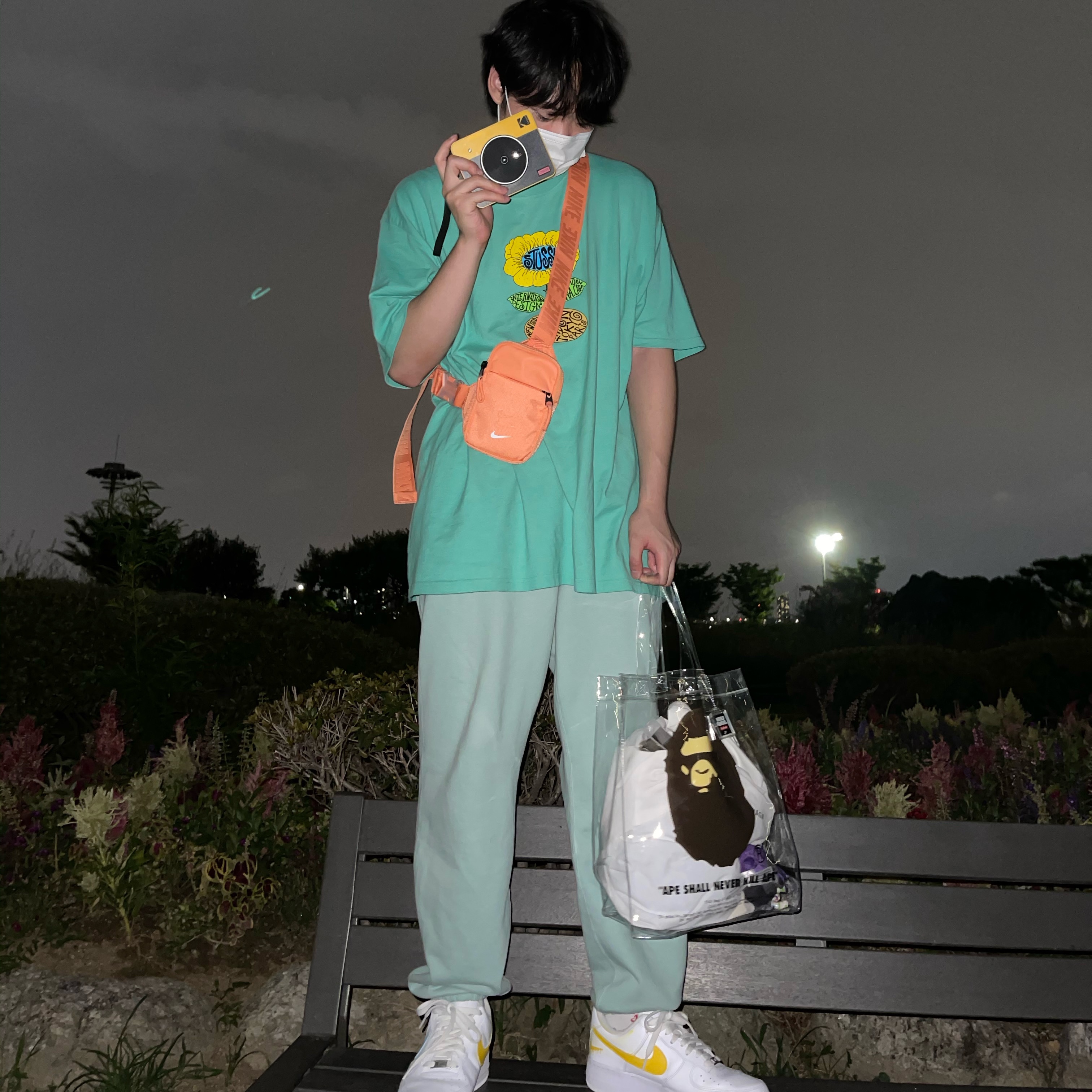 Nike Air Force 1 '07 Low White 착용 스타일