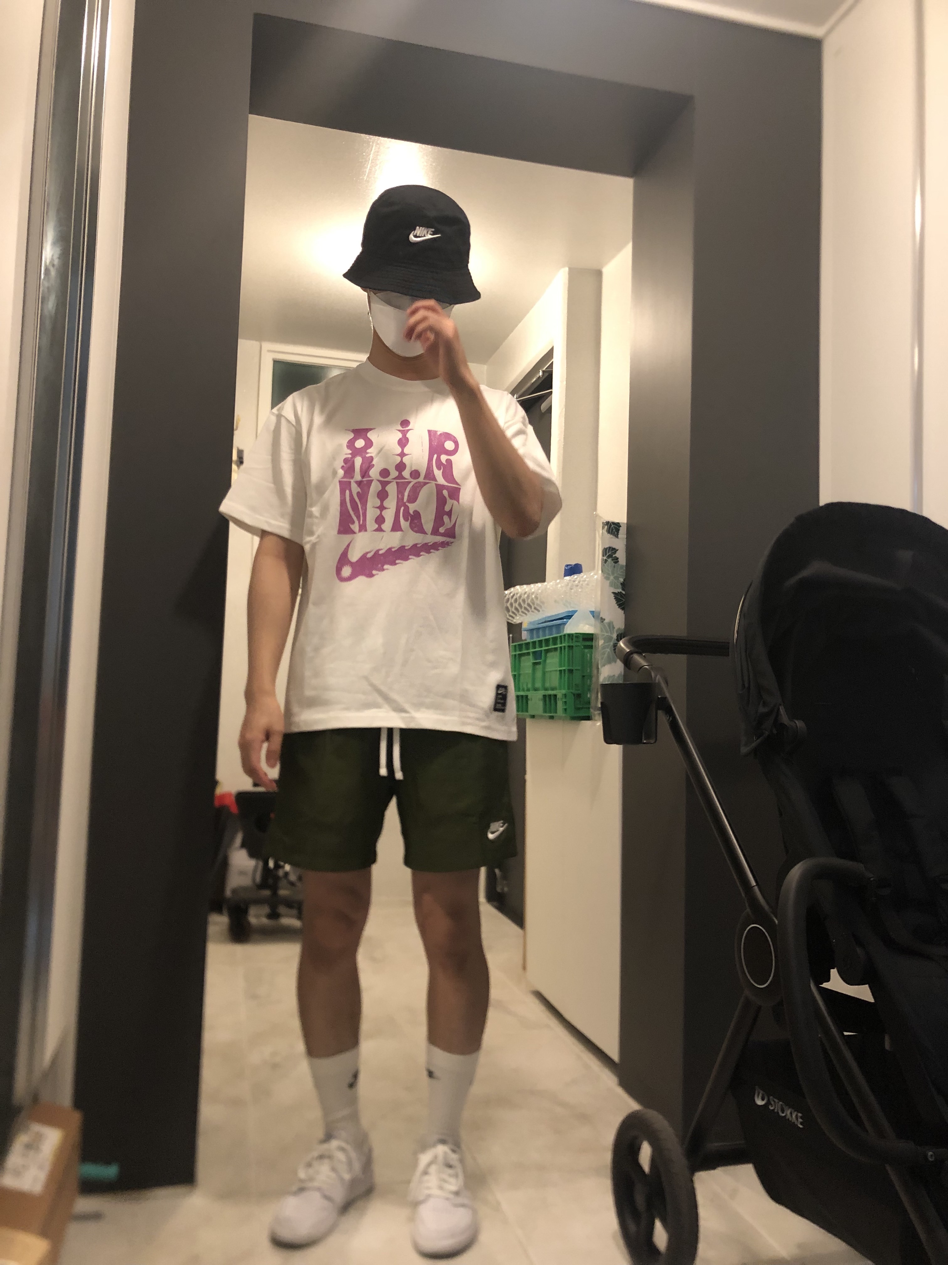 Jordan 1 Low OG Neutral Grey, Nike Futura Washed Bucket Hat Black 착용 스타일