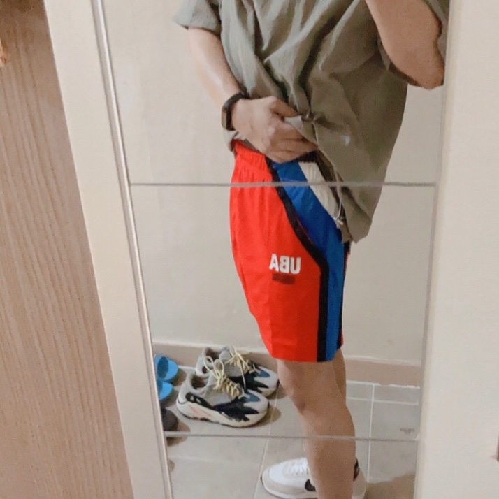 Nike x Undercover NRG Mesh Shorts Red Black - Asia, Nike Air Tailwind 79 White Phantom Black 착용 스타일 - 2