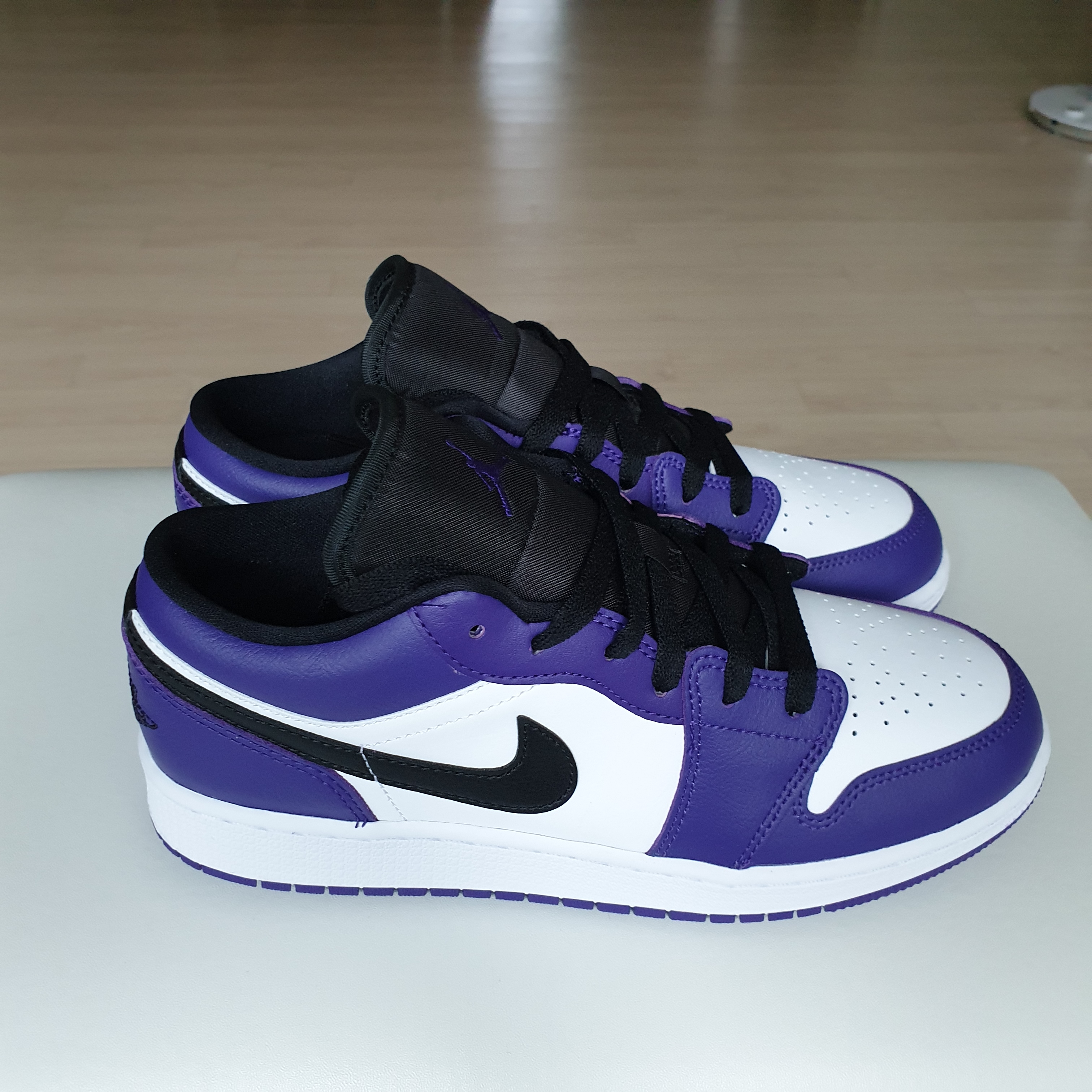 (GS) Jordan 1 Low Court Purple 2020 착용 스타일 - 3