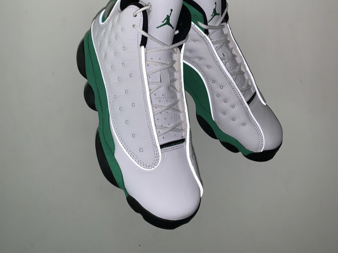 Jordan 13 Retro Lucky Green 착용 스타일 - 2