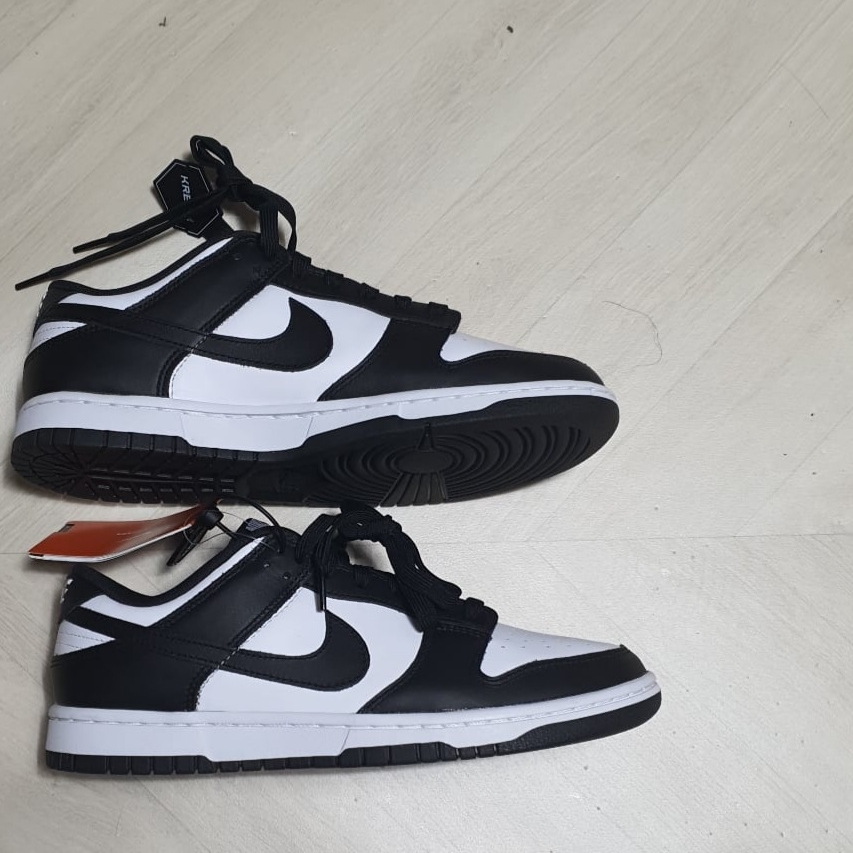 Nike Dunk Low Retro Black 착용 스타일 - 1