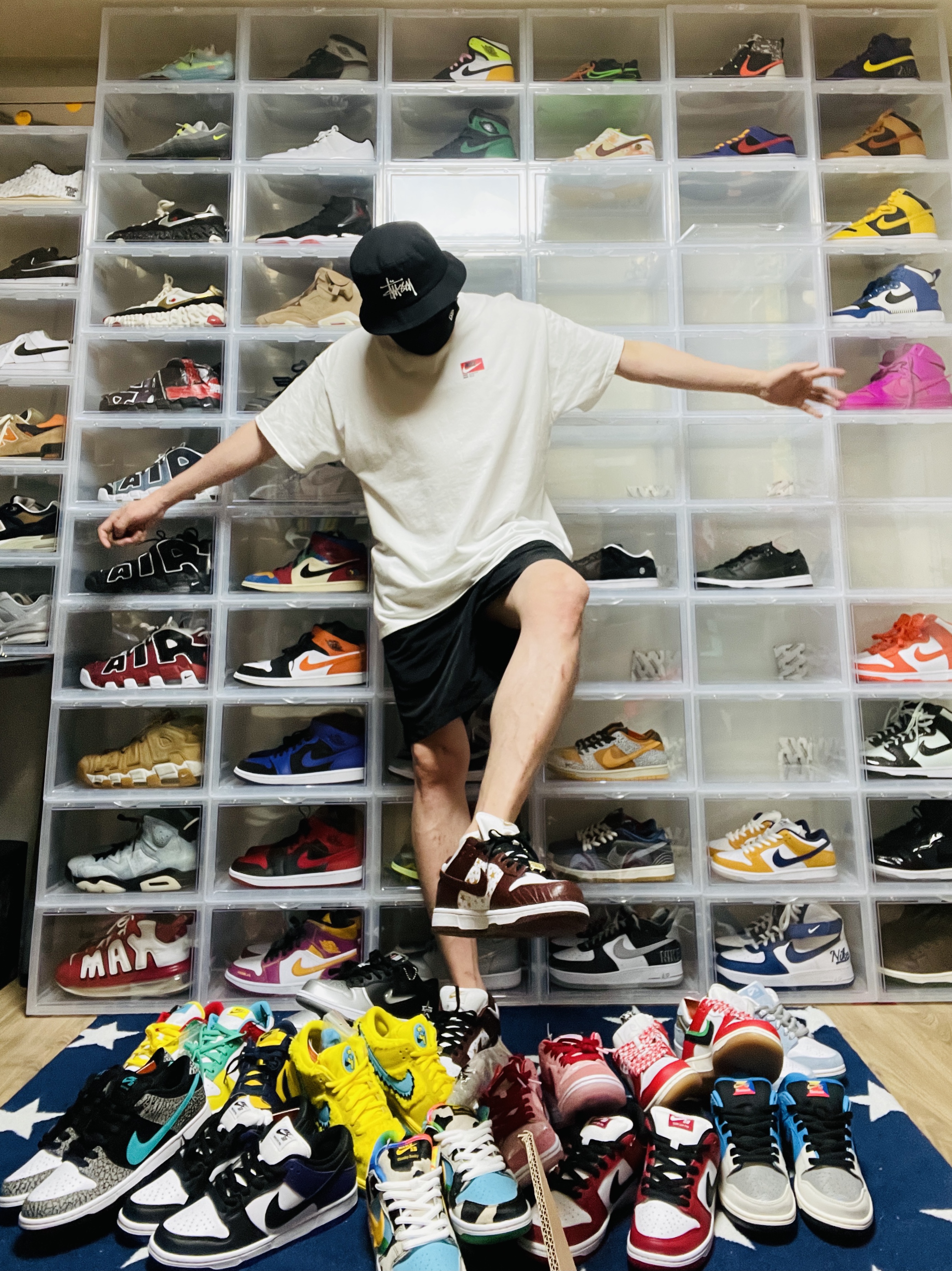 Nike x Supreme SB Dunk Low Barkroot Brown, Nike x StrangeLove SB Dunk Low Pink (Regular Box) 착용 스타일