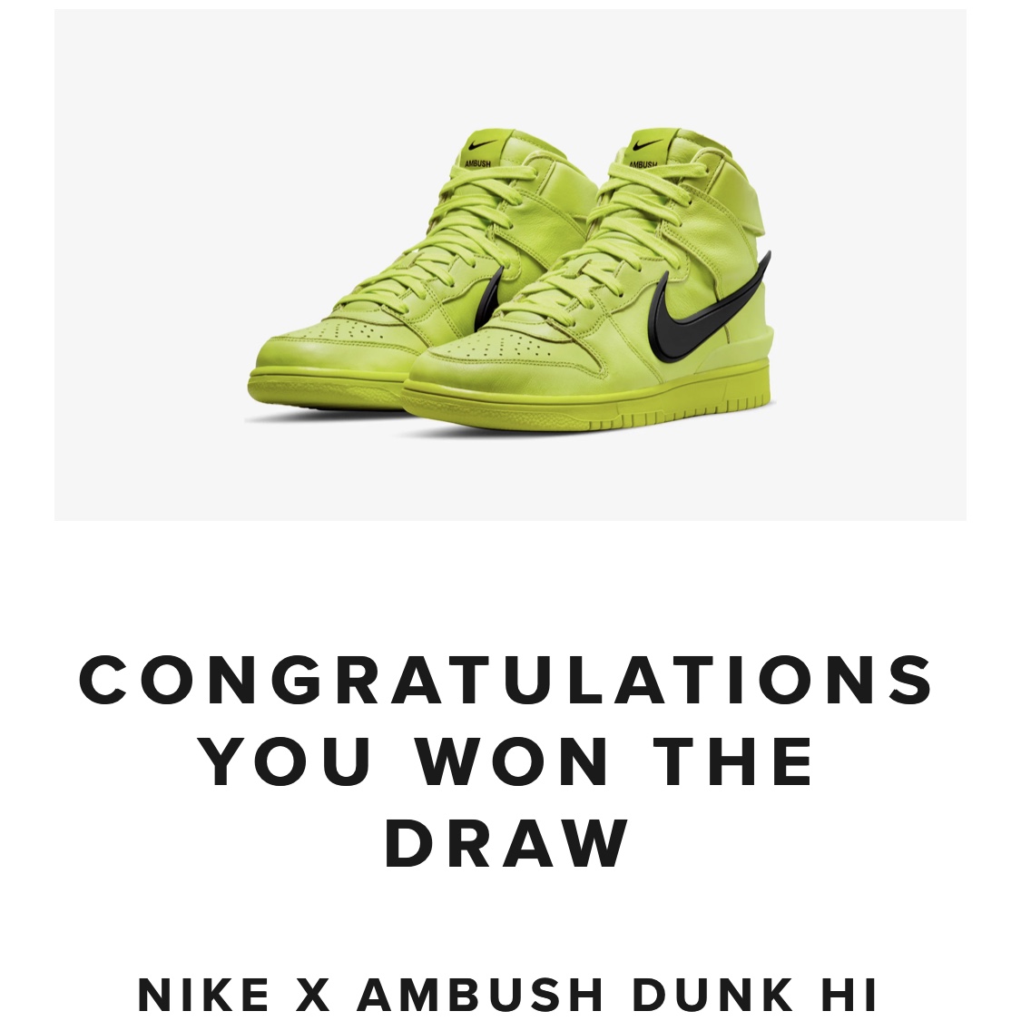 Supreme Washed Chino Twill Camp Cap Black, Nike x Ambush Dunk High Flash Lime 착용 스타일 - 3