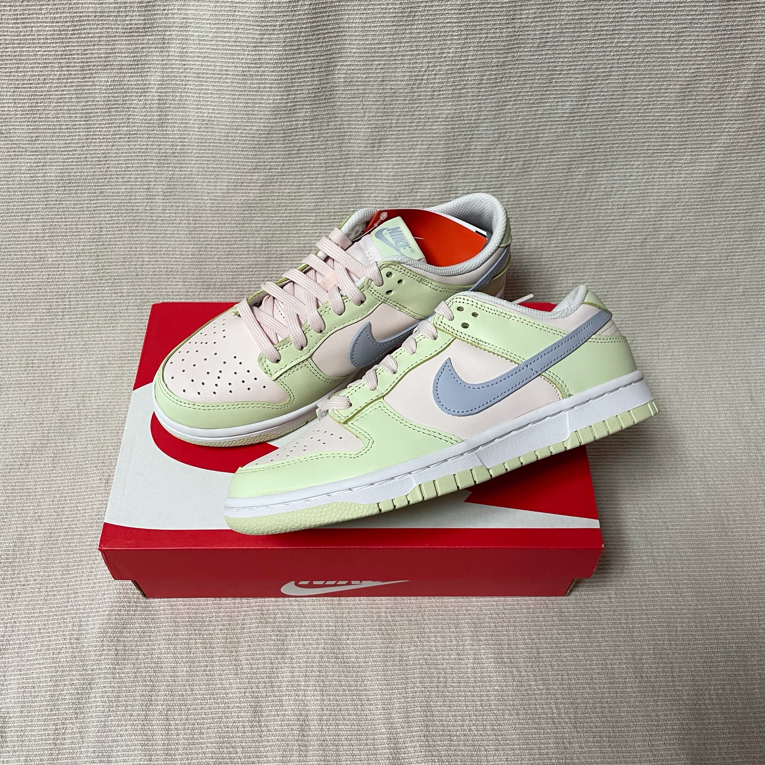 (W) Nike Dunk Low Light Soft Pink 착용 스타일