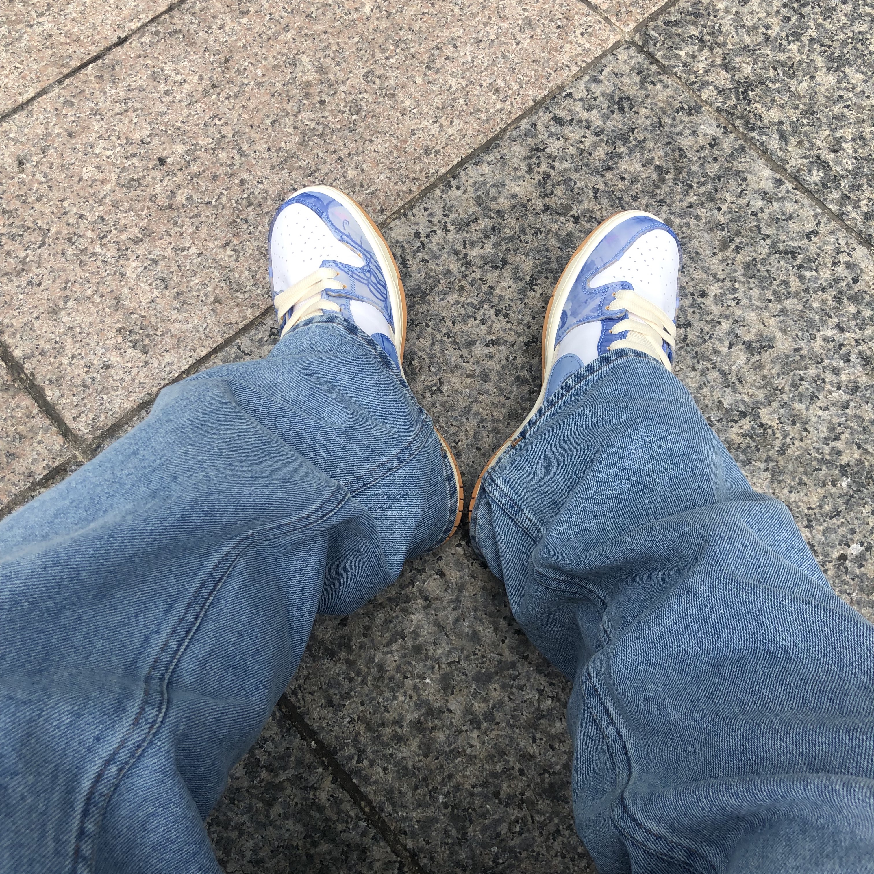 Nike x Carpet Company SB Dunk High PRM QS Royal Pulse, Supreme Shoulder Bag Black - 19SS 착용 스타일 - 2