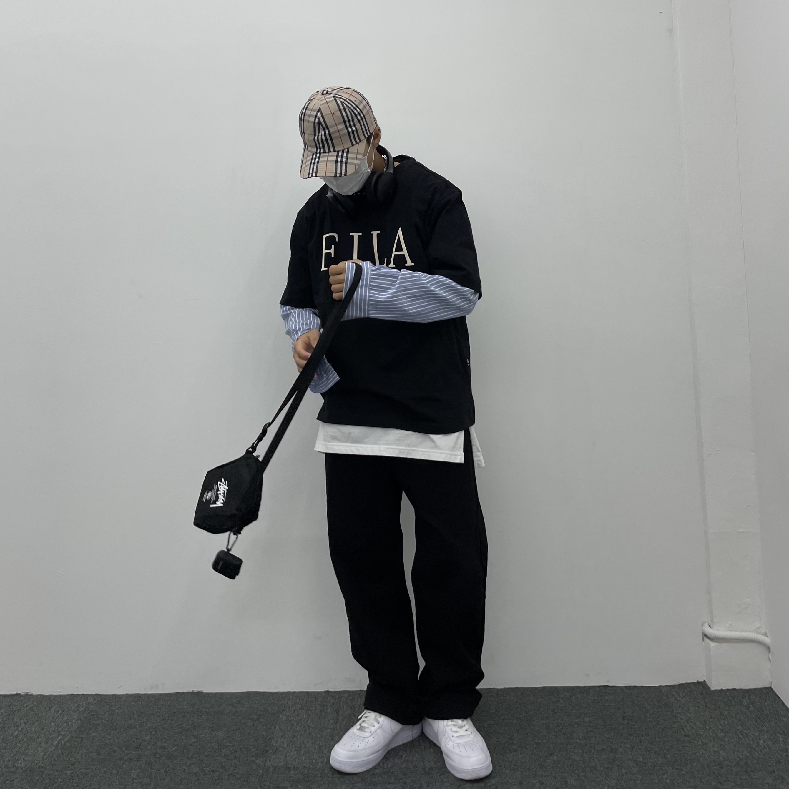 Nike Air Force 1 '07 Low White 착용 스타일 - 1