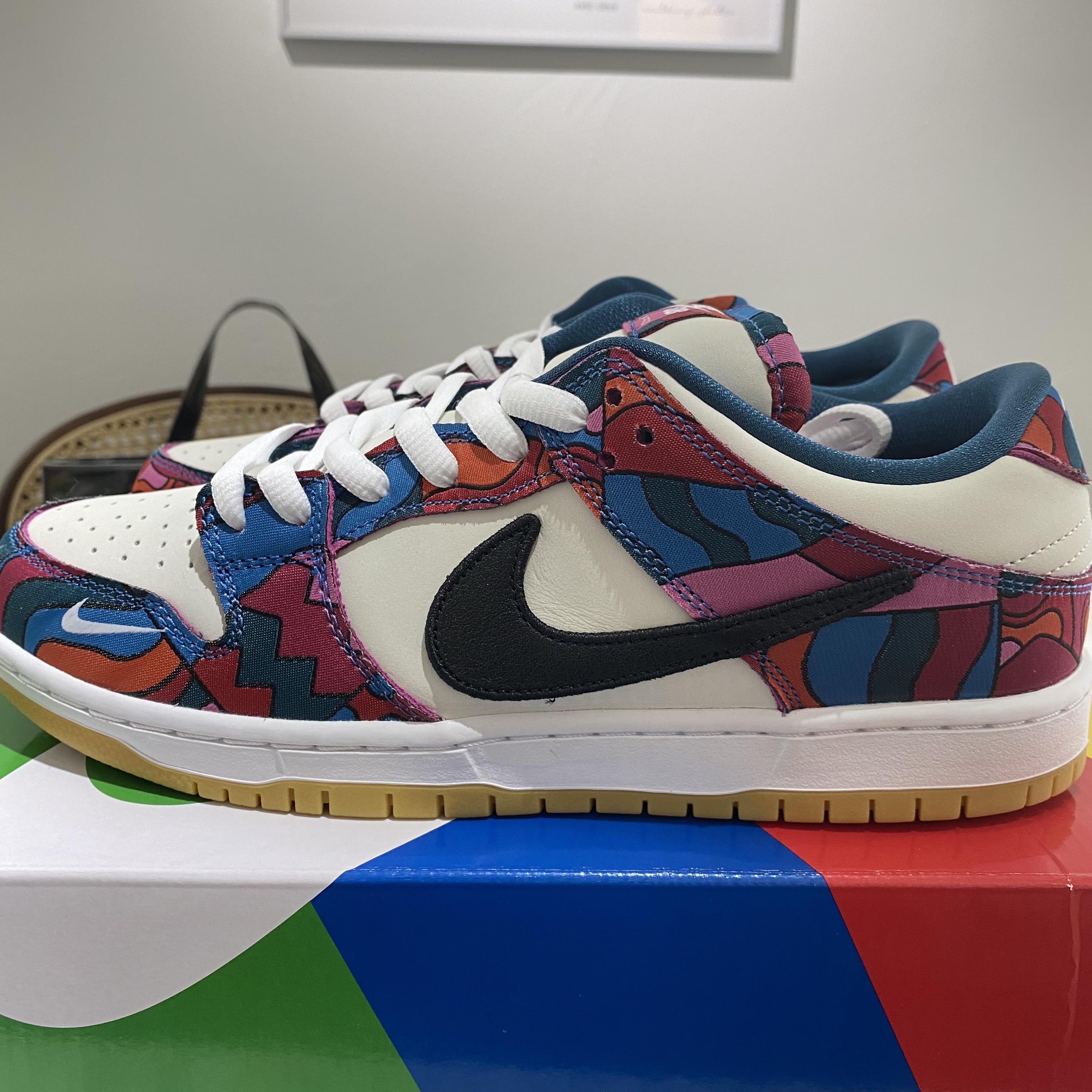 Nike x Parra SB Dunk Low Pro Abstract Art 착용 스타일 - 2