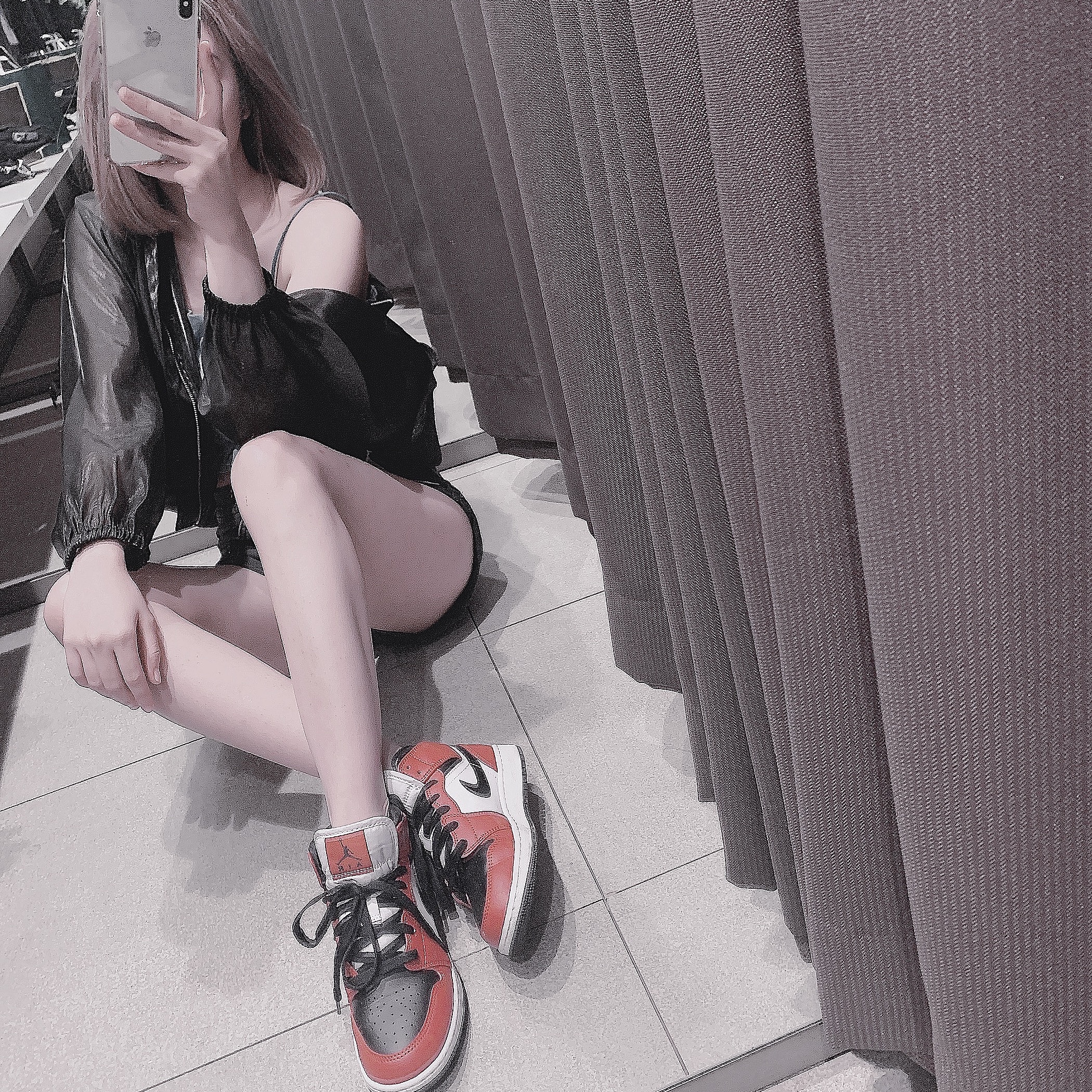 Jordan 1 Mid Chicago Black Toe 착용 스타일
