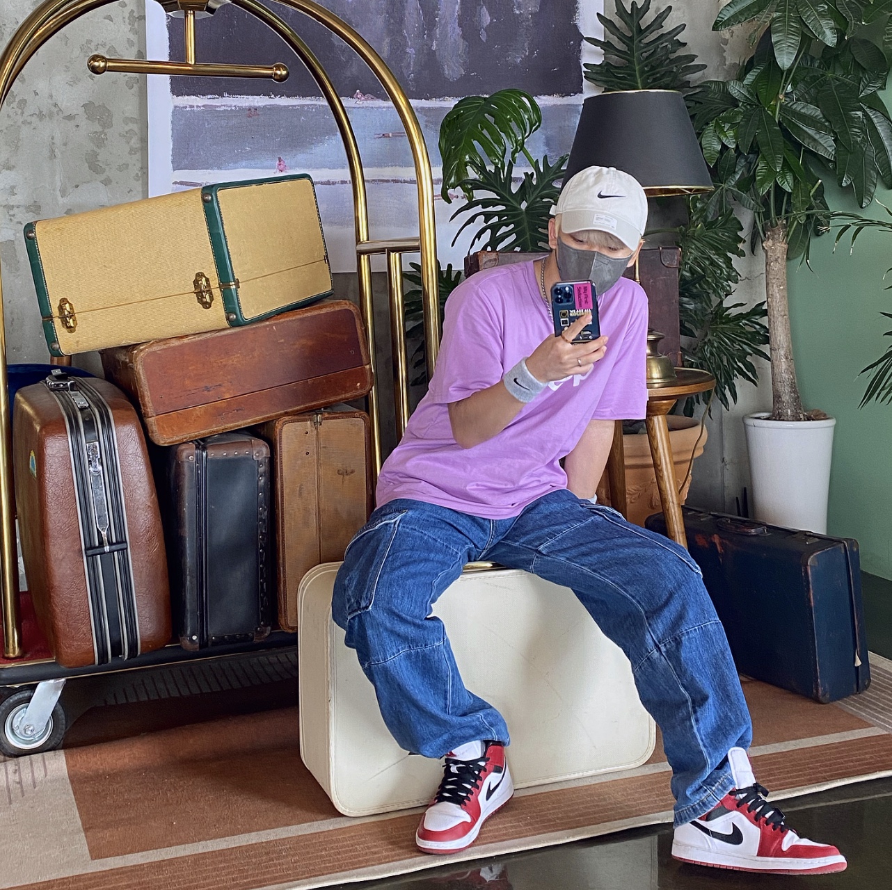Jordan 1 Mid Chicago 2020 착용 스타일