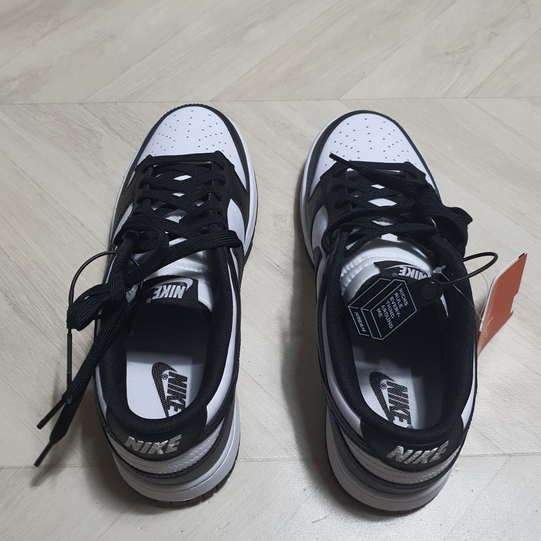 Nike Dunk Low Retro Black 착용 스타일 - 2