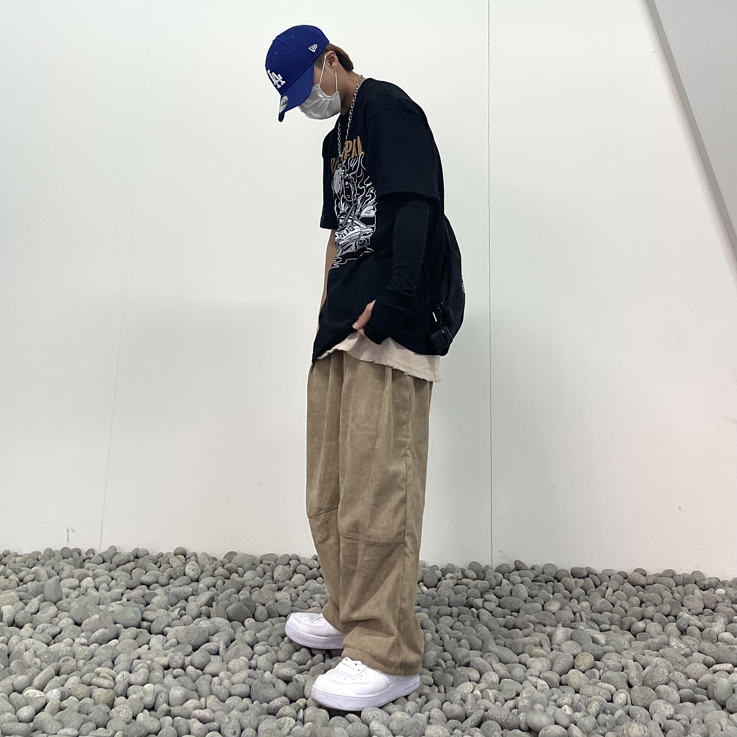 Nike Air Force 1 '07 Low White 착용 스타일 - 1