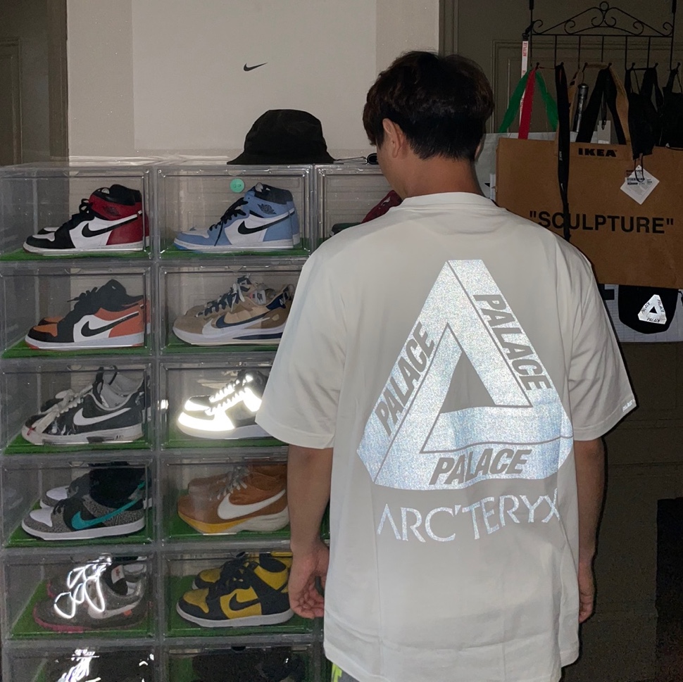 Palace x Arc'teryx T-Shirt White - 20FW, Nike Air Force 1 B Silver Snake 착용 스타일 - 2