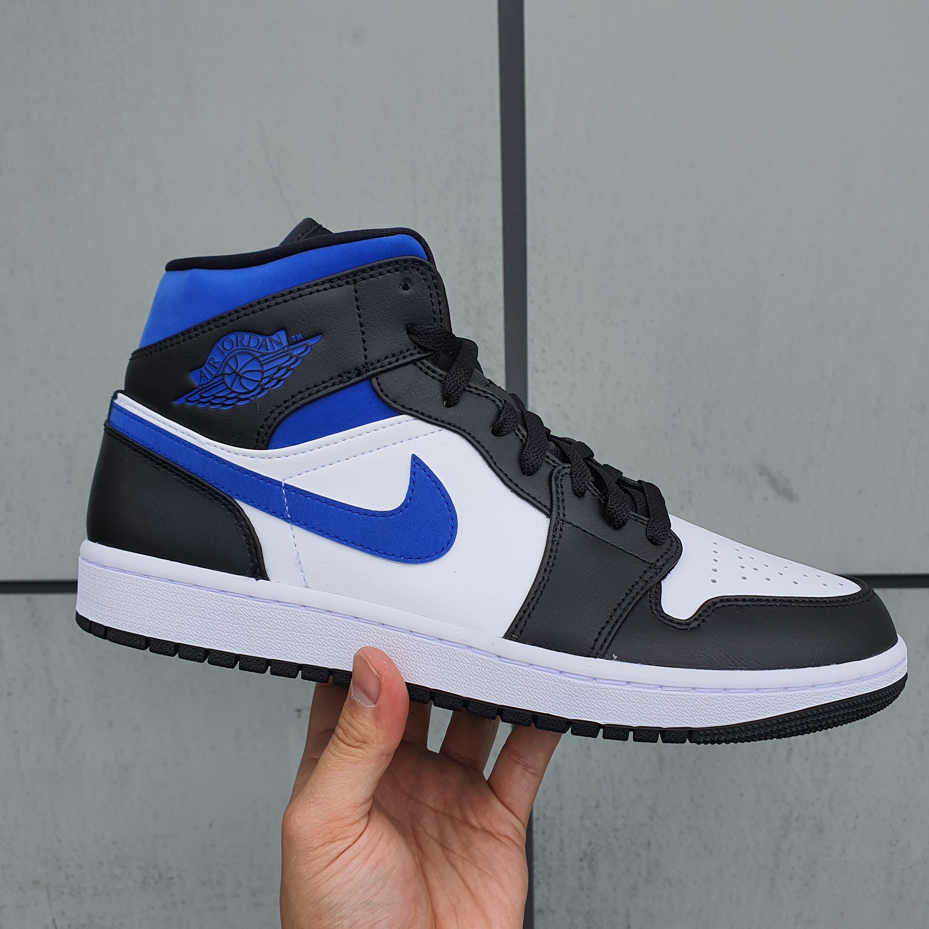 Jordan 1 Mid Racer Blue 착용 스타일 - 1