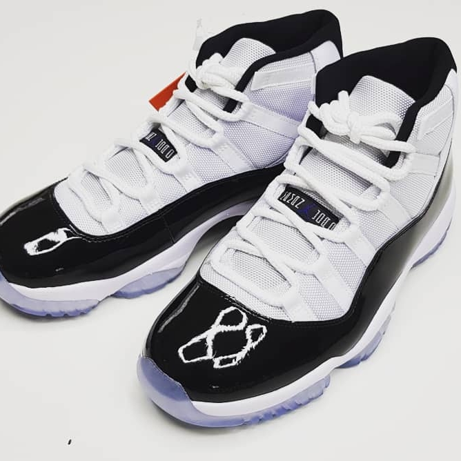 Jordan 11 Retro Concord 2018 착용 스타일 - 2