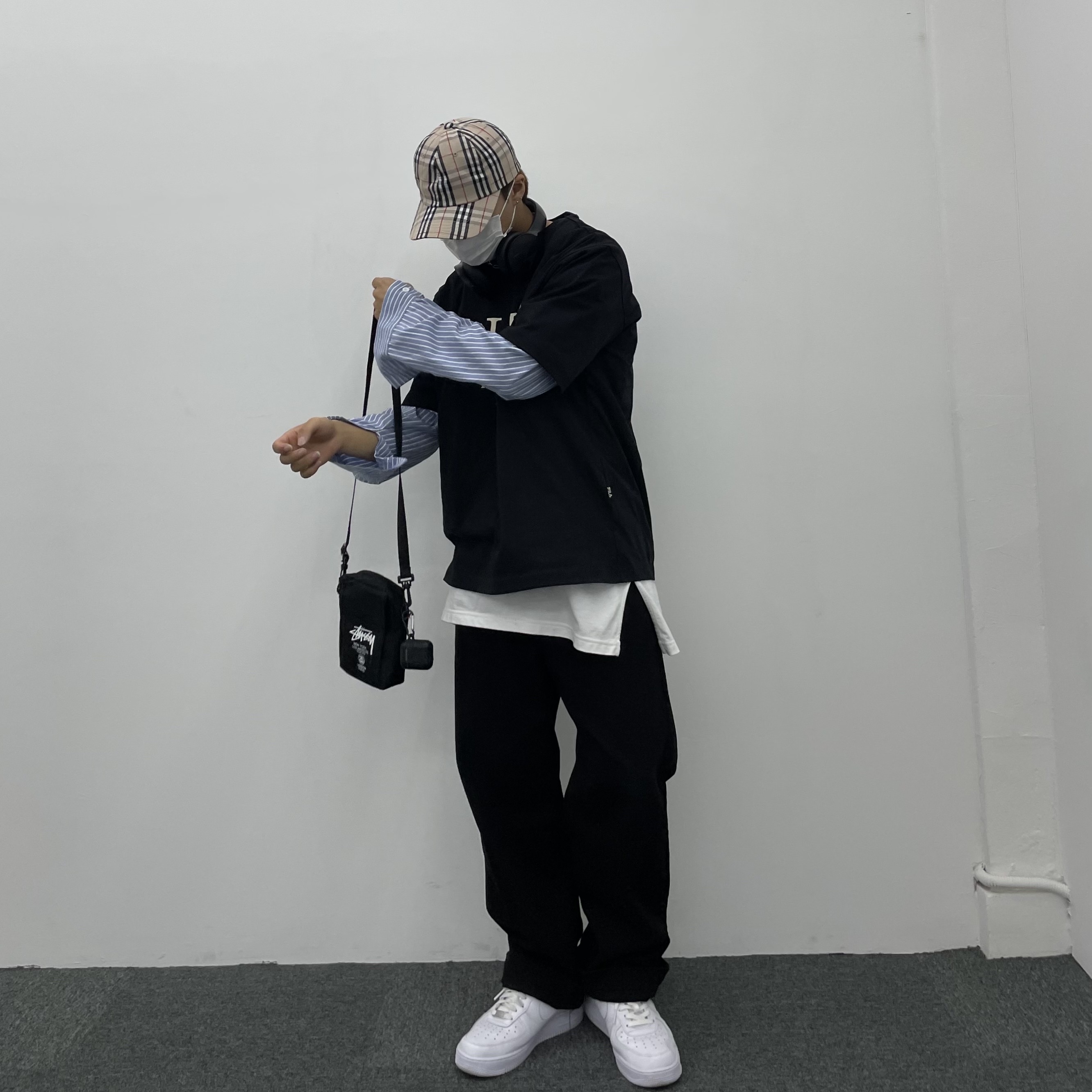 Nike Air Force 1 '07 Low White 착용 스타일 - 2