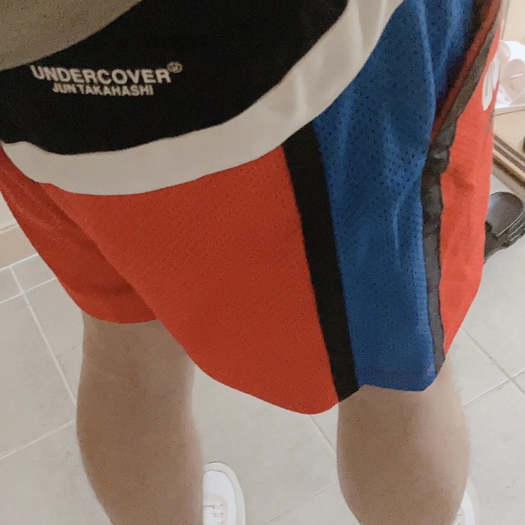 Nike x Undercover NRG Mesh Shorts Red Black - Asia, Nike Air Tailwind 79 White Phantom Black 착용 스타일 - 5